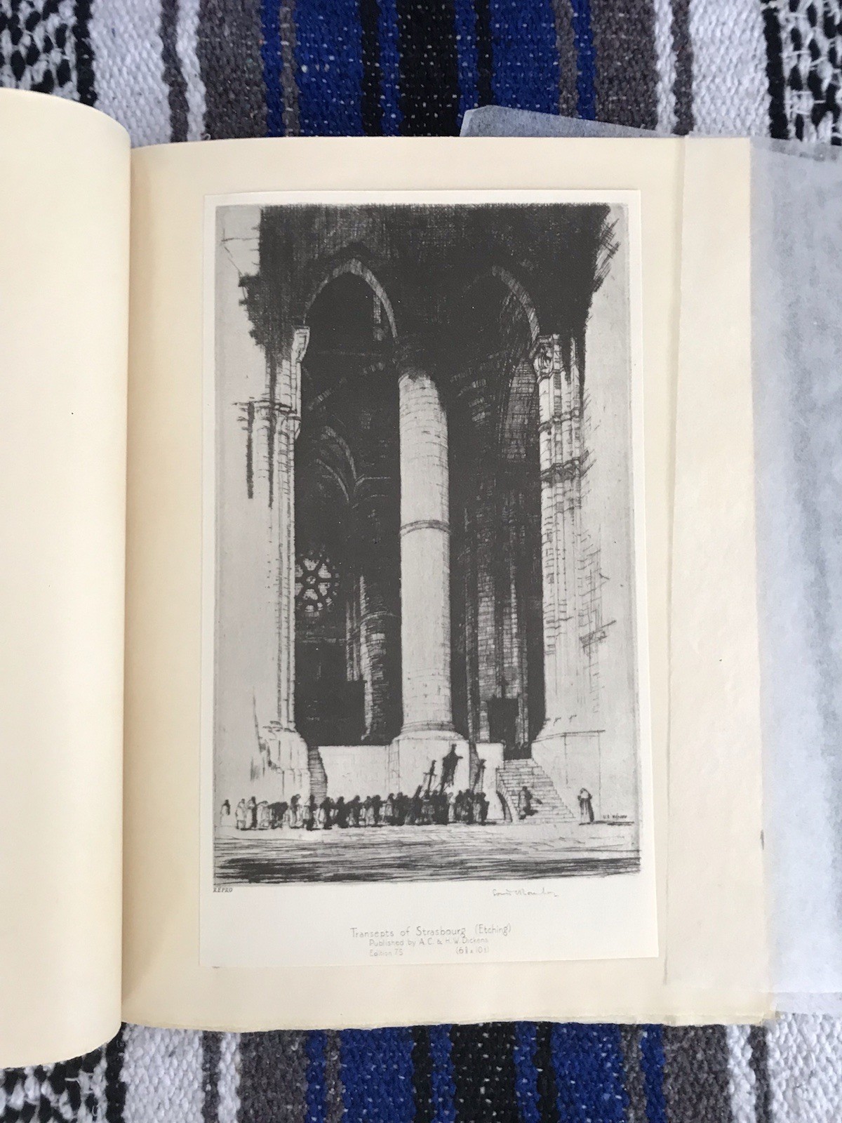 American Etchers X, Louis C. Rosenberg Deluxe Ed. 1930 w/ Signed Print, 1 of 75