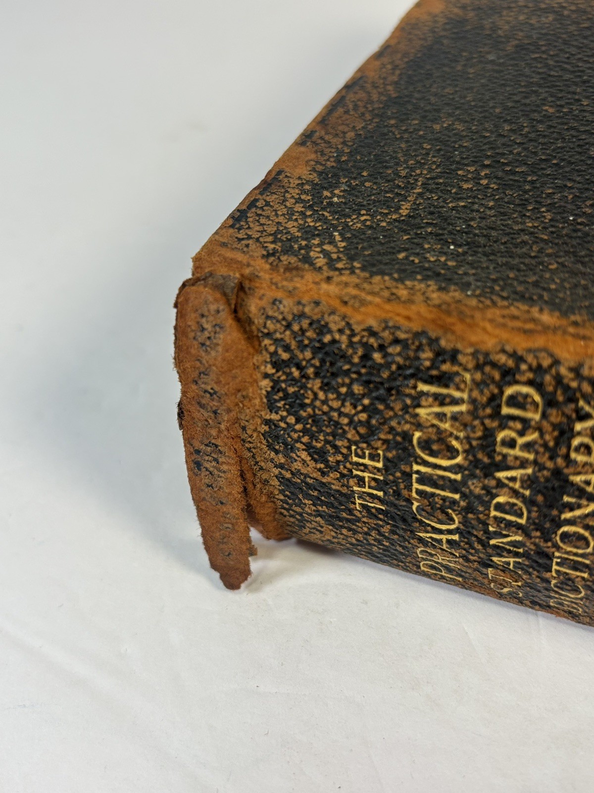 Funk & Wagnalls New Standard Dictionary English 1921 Leather Cover Gold Edges
