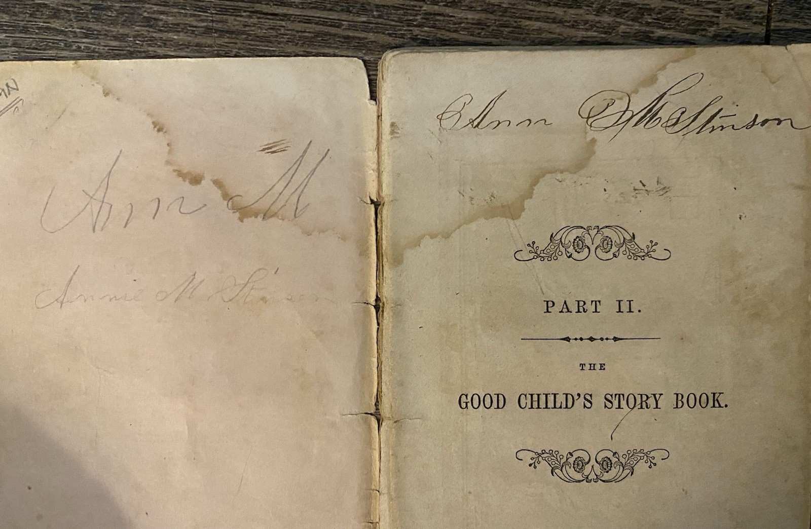 1853 & 1854 Merrill’s Toys – Good Child’s Story Book – Rufus Merrill Chapbooks