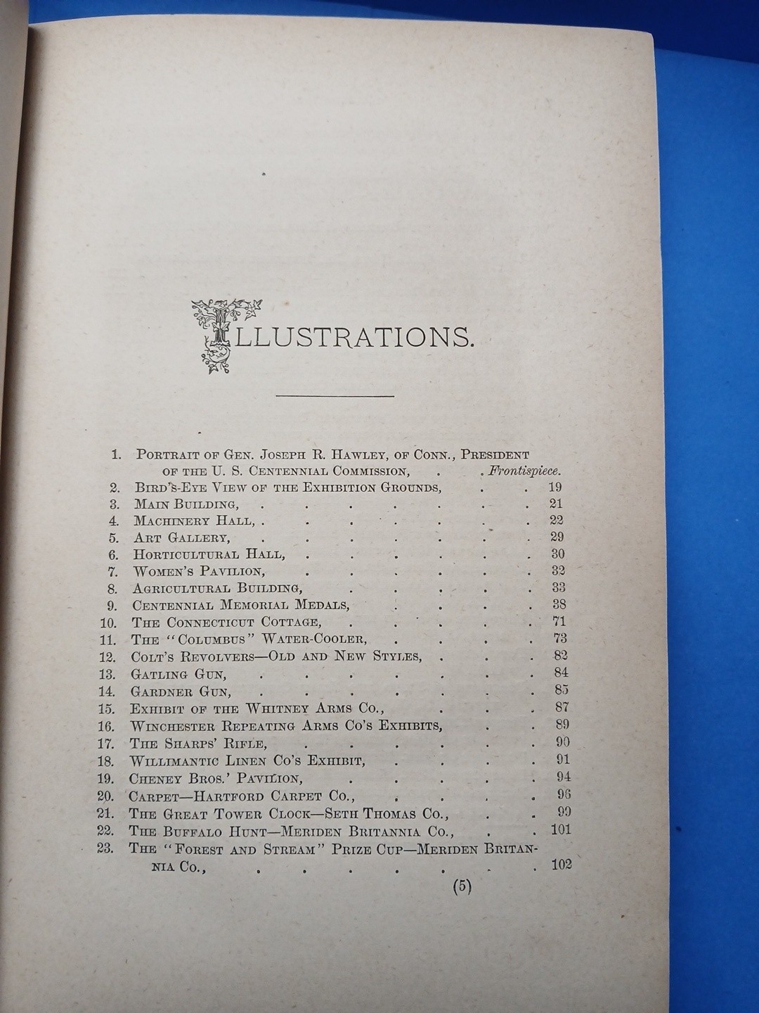Souvenir of the Centennial – 1877 Connecticut At Philadelphia 1876 Charter Oak