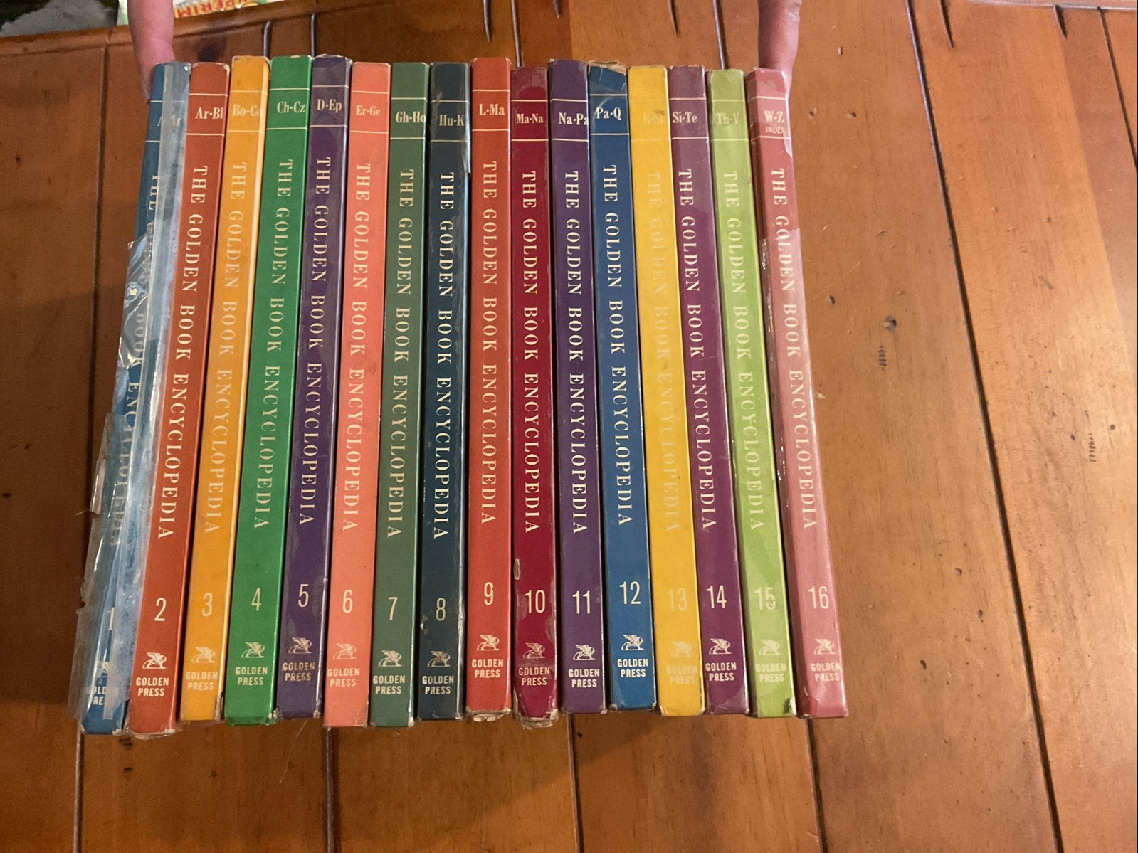 Vintage The Golden Book Encyclopedia Set Complete Volumes 1-16 1960 & 61