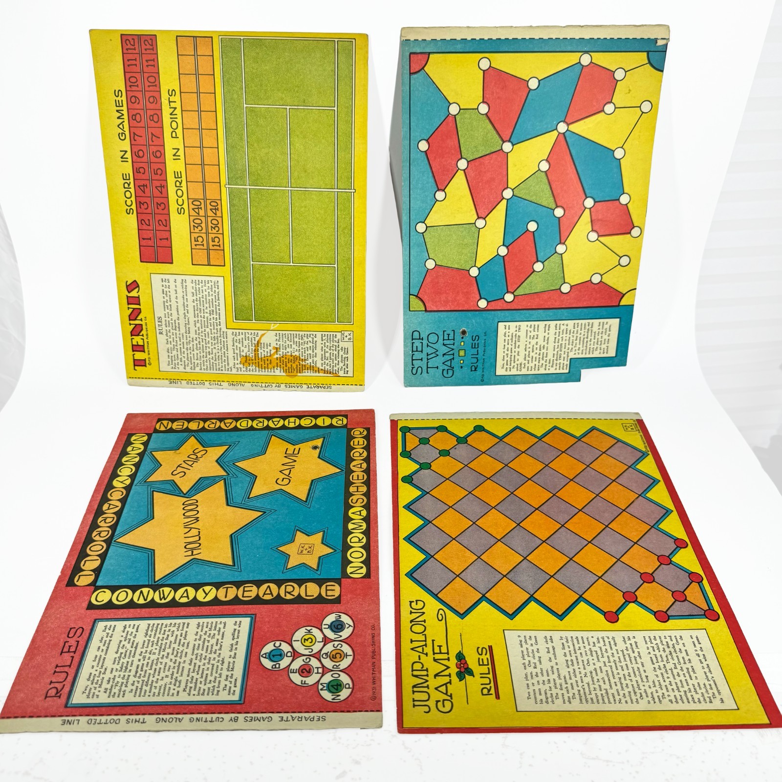 Ready to Play Games 1931 Whitman Publishing Vintage