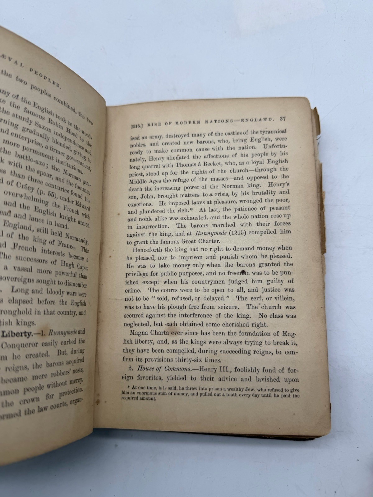 Brief History Ancient Medieval Modern People HC Modern History Barnes 1883