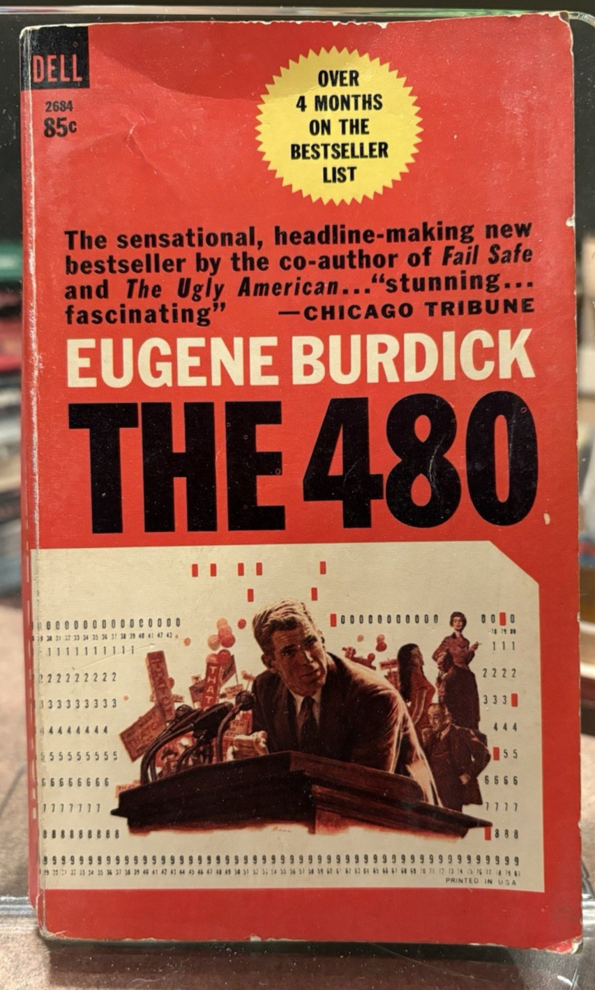 The 480 by Eugene Burdick – Acceptable-Good – VINTAGE Paperback