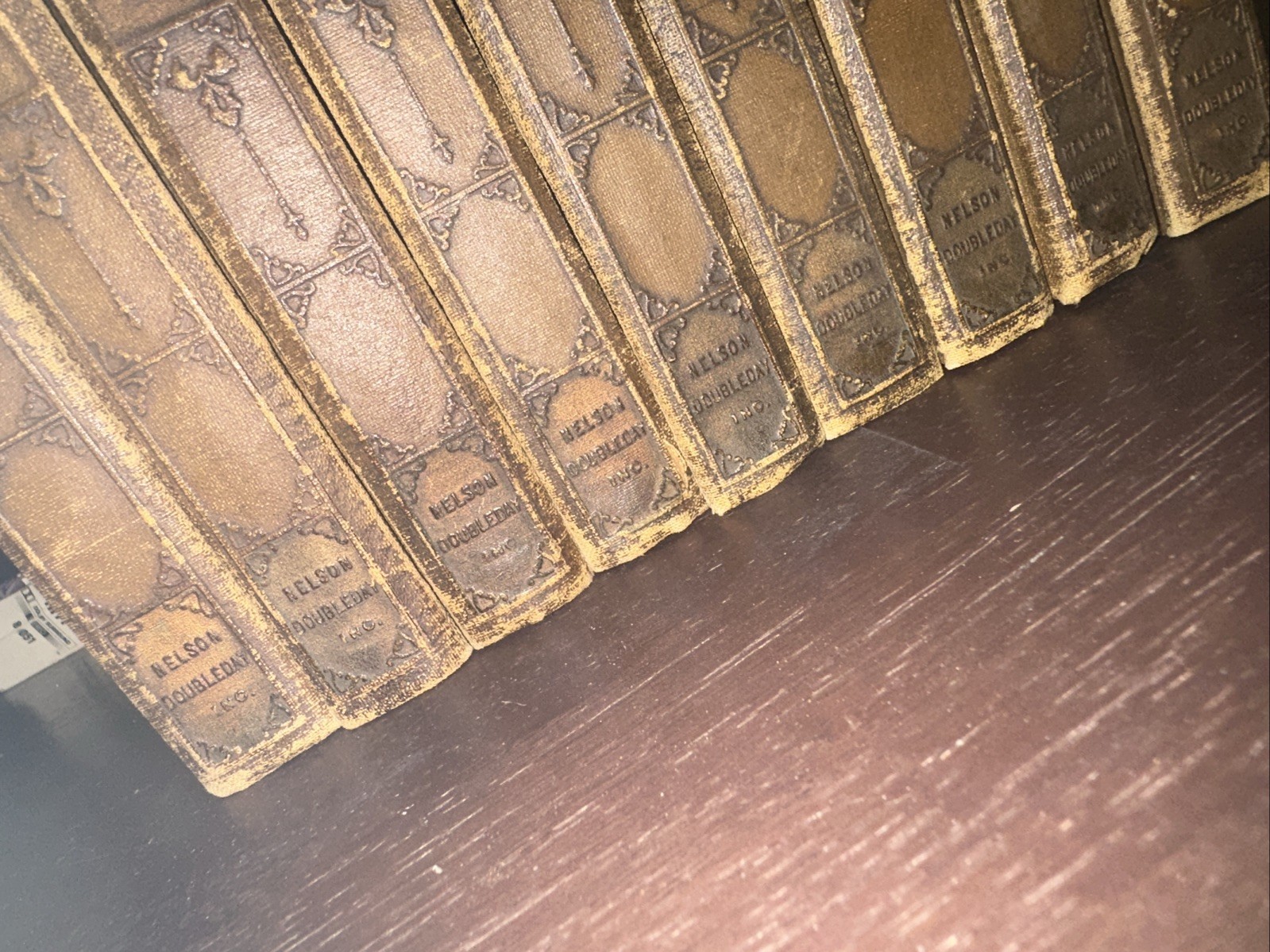 The Pocket University lot of 9 HB books Vintage Antique Set Props 1927 Rare
