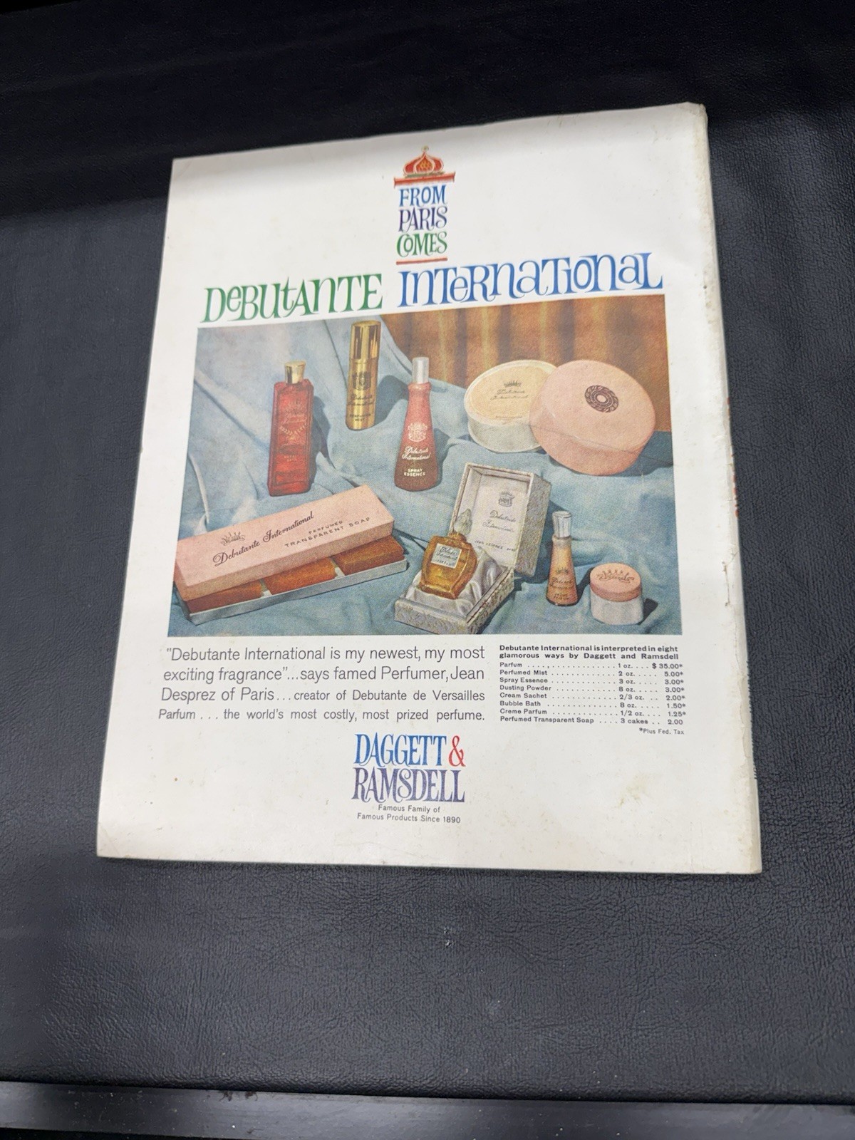 Vintage Beauty Ideas Magazine 1960 Fashion Beauty Ads Retro Mid Century MCM