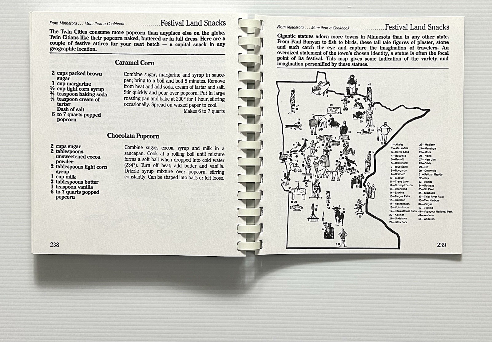 From Minnesota…More Than A Cookbook by Laurie & Debra Gluesing SB 1992