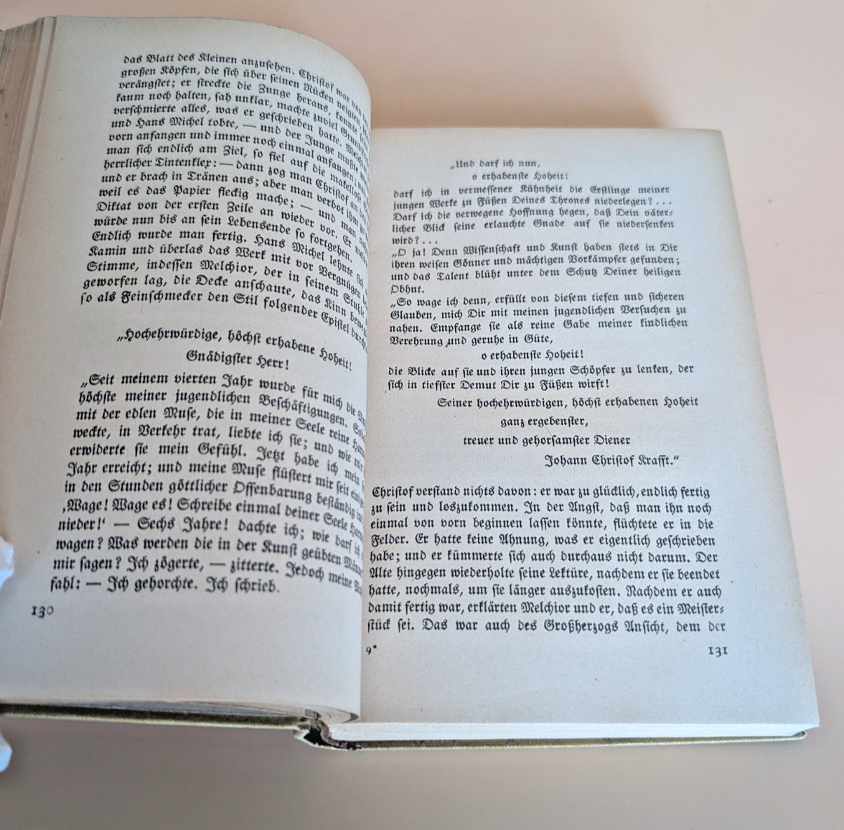 Romain Rolland Johann Christof 2 Vol Set 1918 German HC Rütten & Loening
