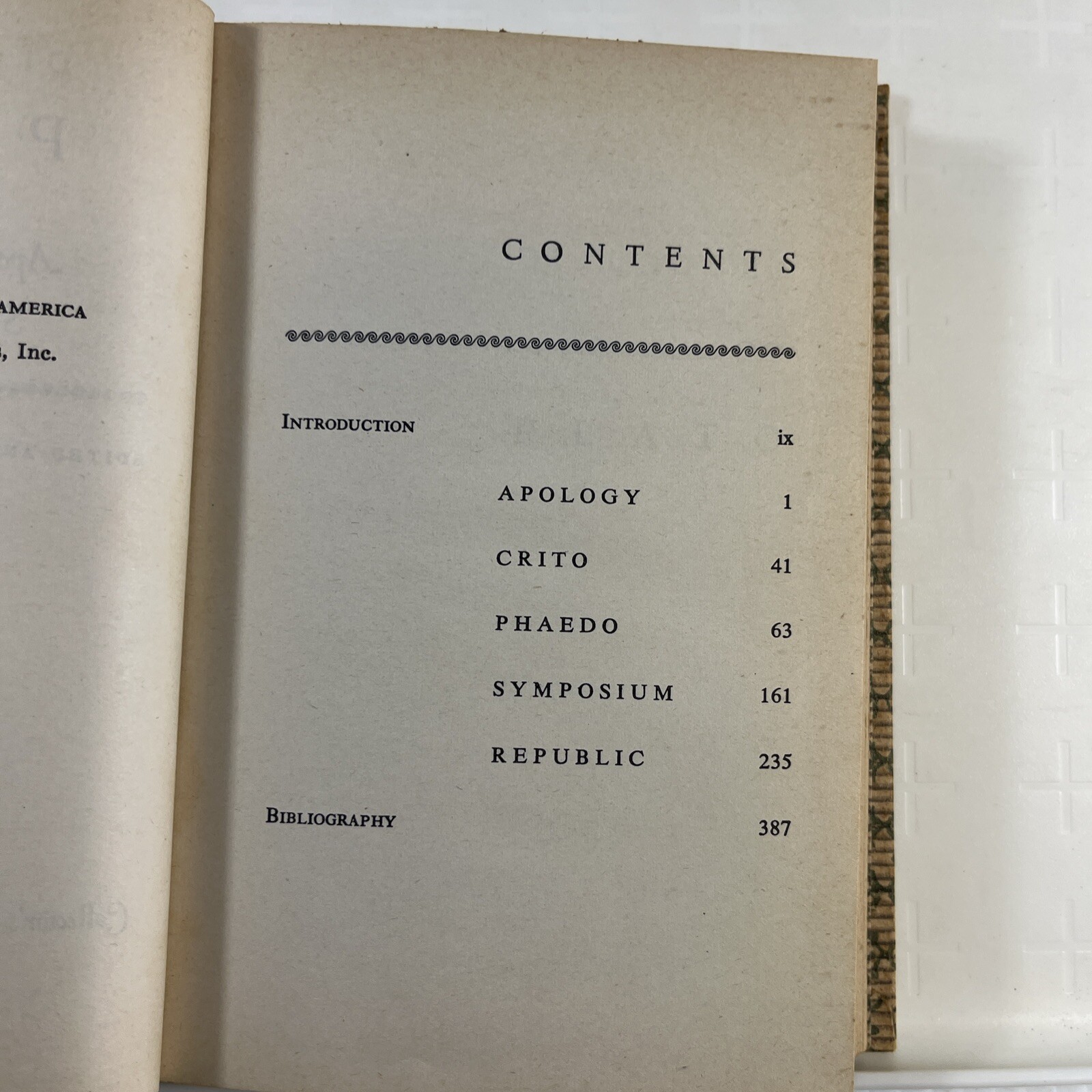 Plato Dialogues Hardcover 1951 Collectors Edition Pocket Books 1950