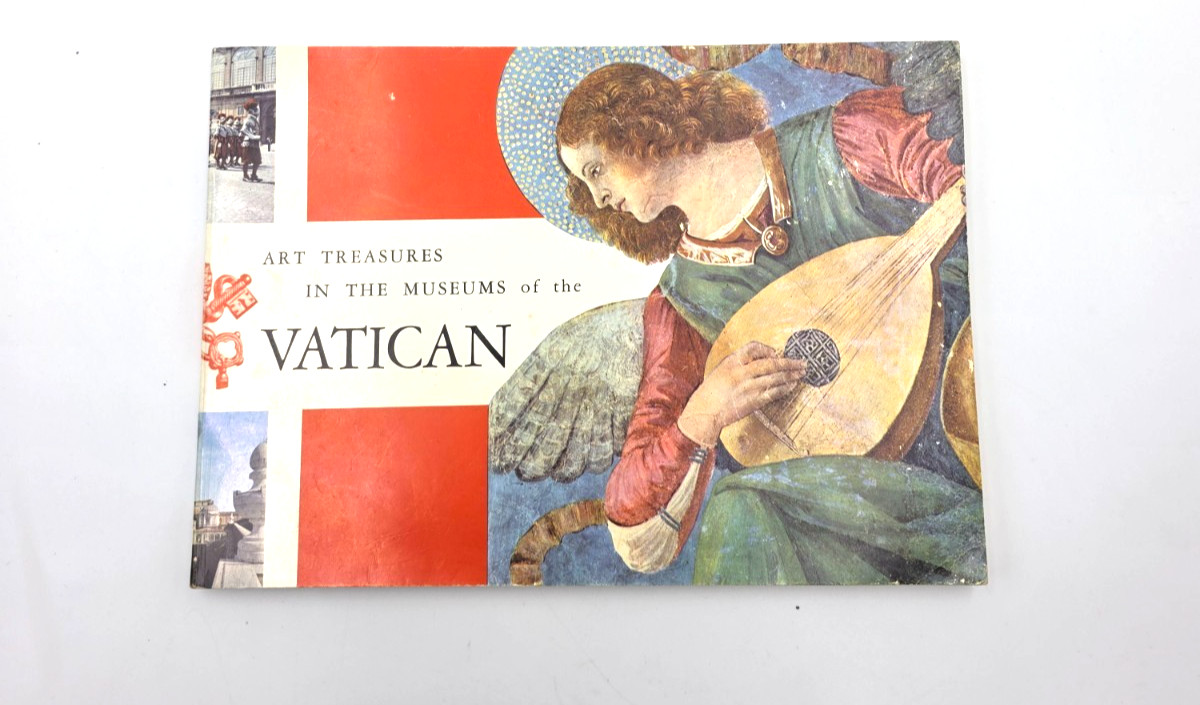 Art Treasures in the Museums of the Vatican – Vintage Illustrated Art Book / Vat