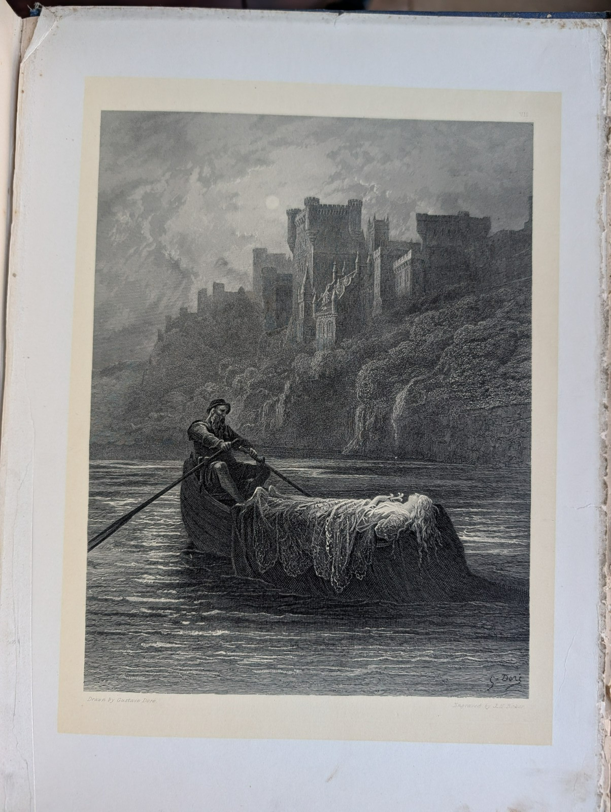 The Story of Elaine Lily Maid of Astolat 1871 Nine Gustave Dore Illustrations