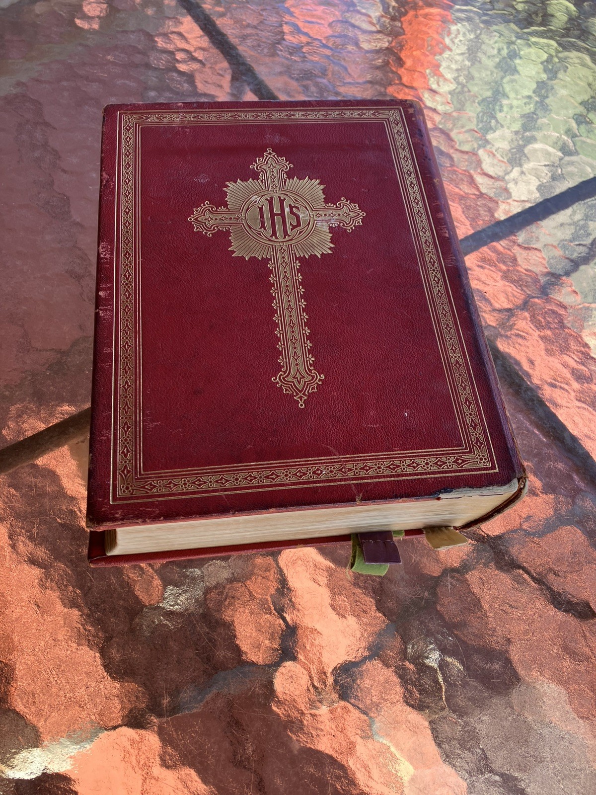 1943 Latin Romanum Missale by Benzinger Brothers Inc Vintage, USA, Large Book