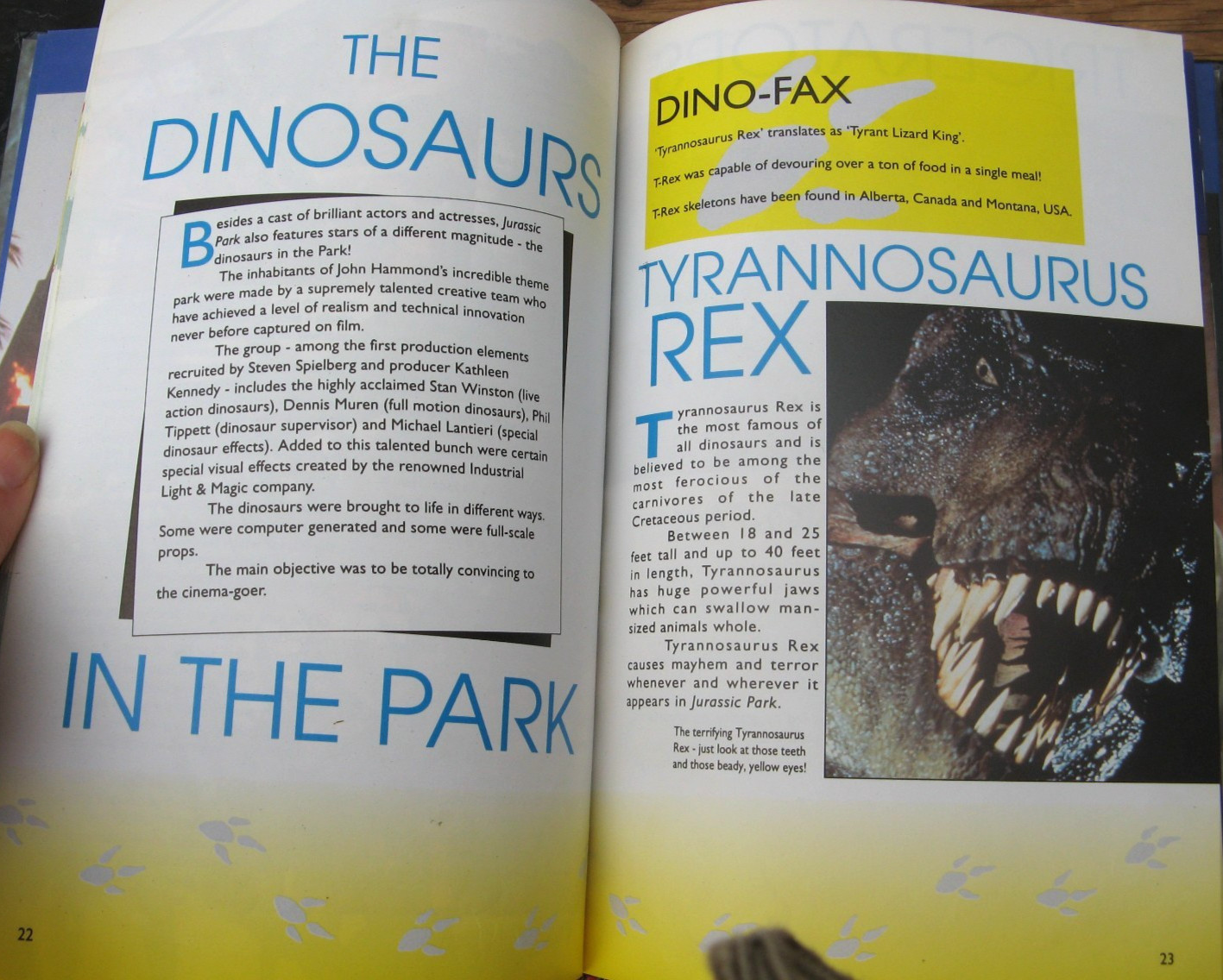 Jurassic Park / The Lost World Official Annual / The Making of the Lost World