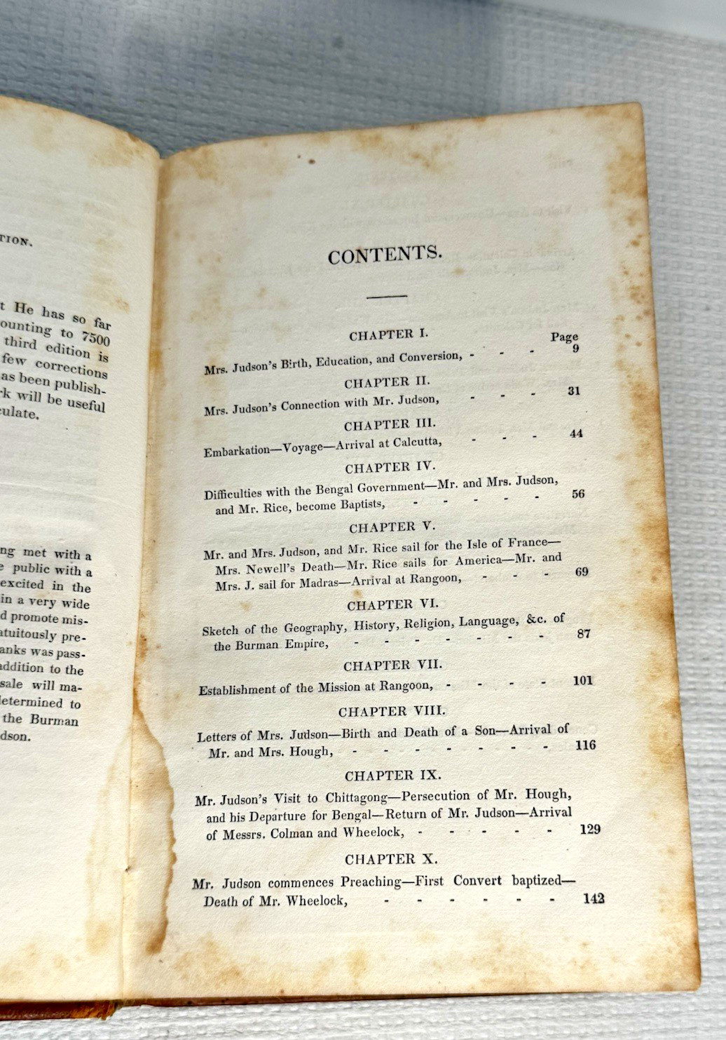 1829 Antique Religious Memoir “Memoir of Mrs. Ann H. Judson” Knowles