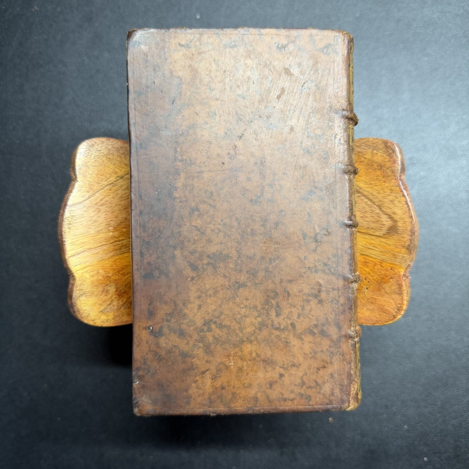 1745 French Military Dictionary Artillery Marine Foldout Leather Vol 1