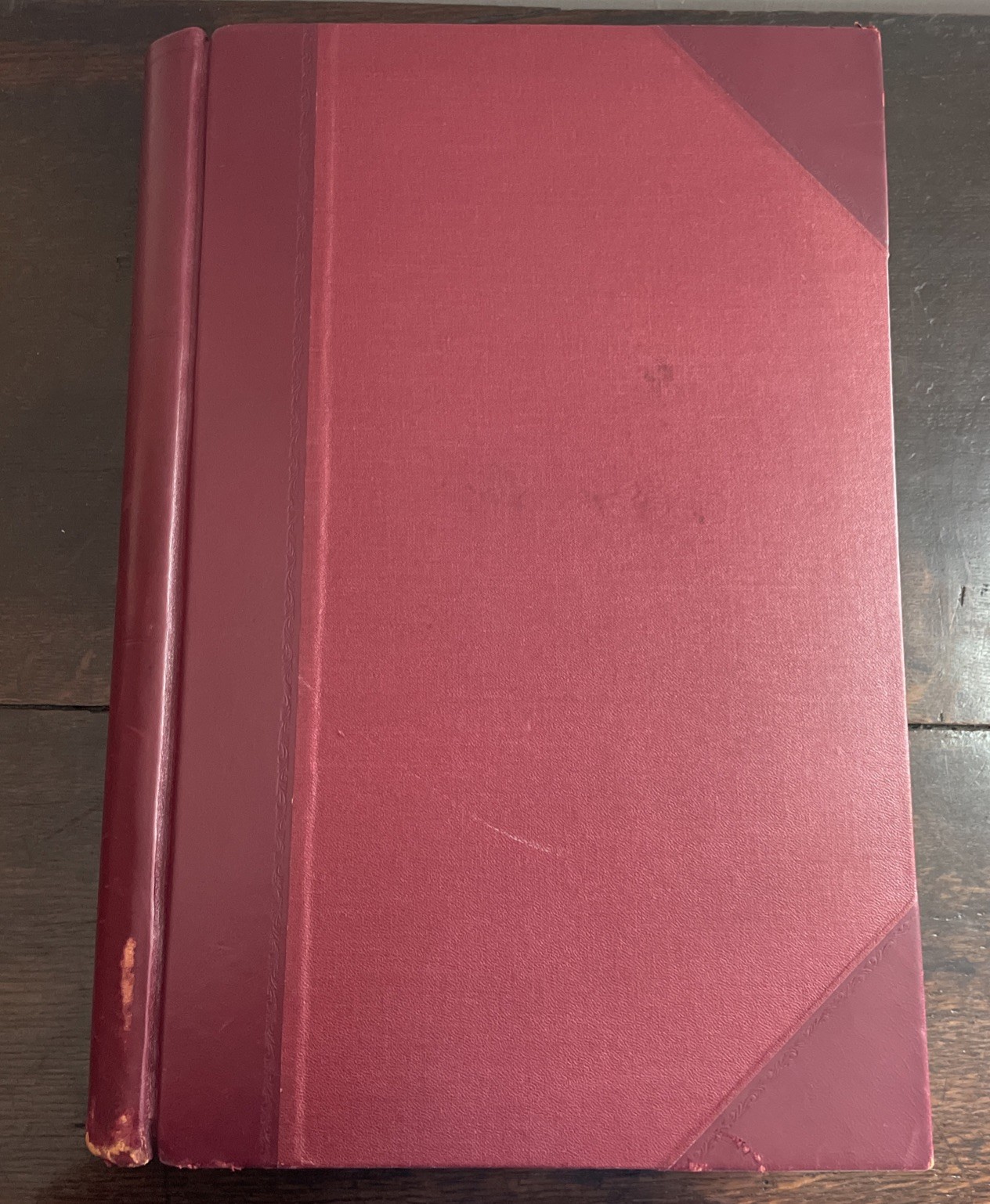 Vintage Bespoke Leather Ledger 6KG Oversized A to Z Barrow Printing Co UNUSED