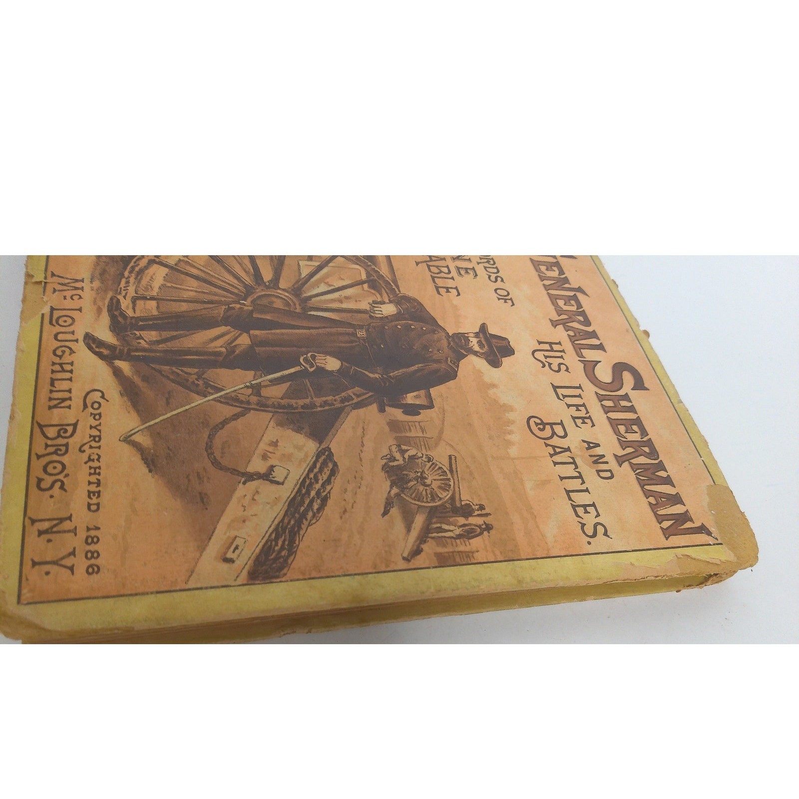 General Sherman: His Life and Battles 1886 McLoughlin Bros. One Syllable Book