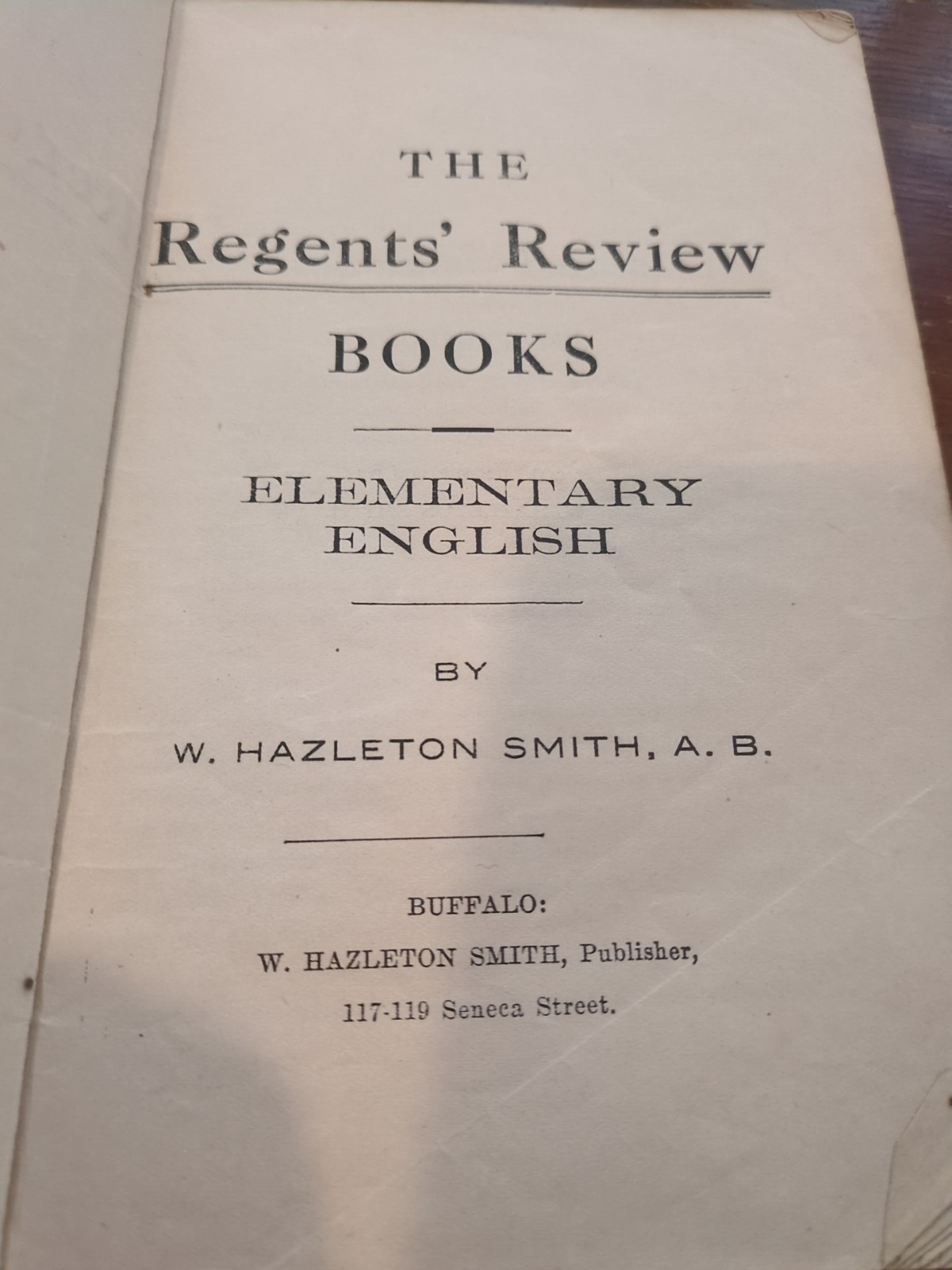 1904-1926 SMITHs REGENTS REVIEW BOOKS Com. Law And Answers, Elementary Eng. Lot3