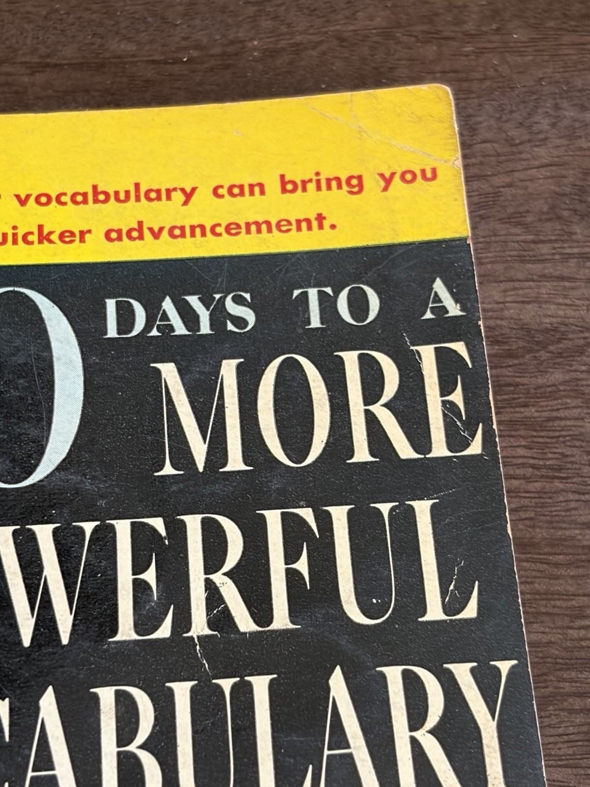 30 Days to a More Powerful Vocabulary 1953 Pocket Book Vintage Self Help PB