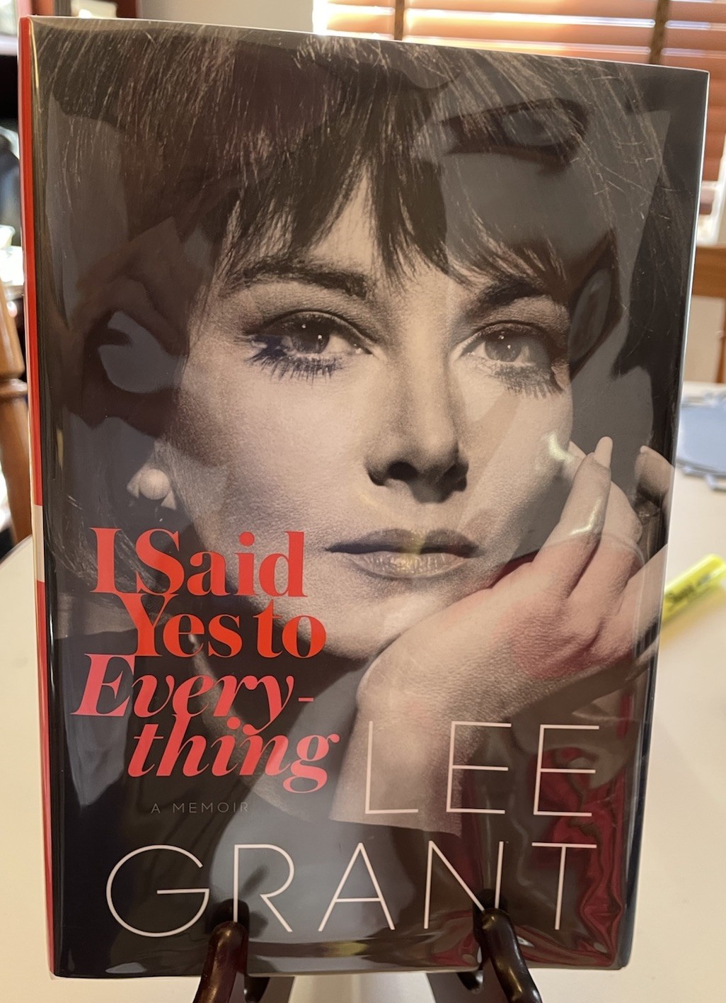 I SAID YES TO EVERYTHING **SIGNED BOOKPLATE ** First edition – LEE GRANT