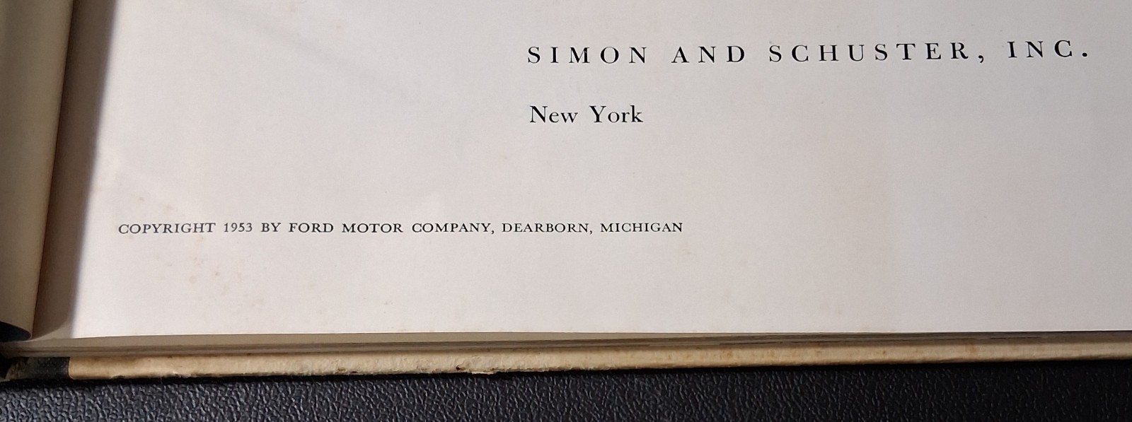 1953 Ford At Fifty An American Story Ford Motor Company History Book Henry Ford