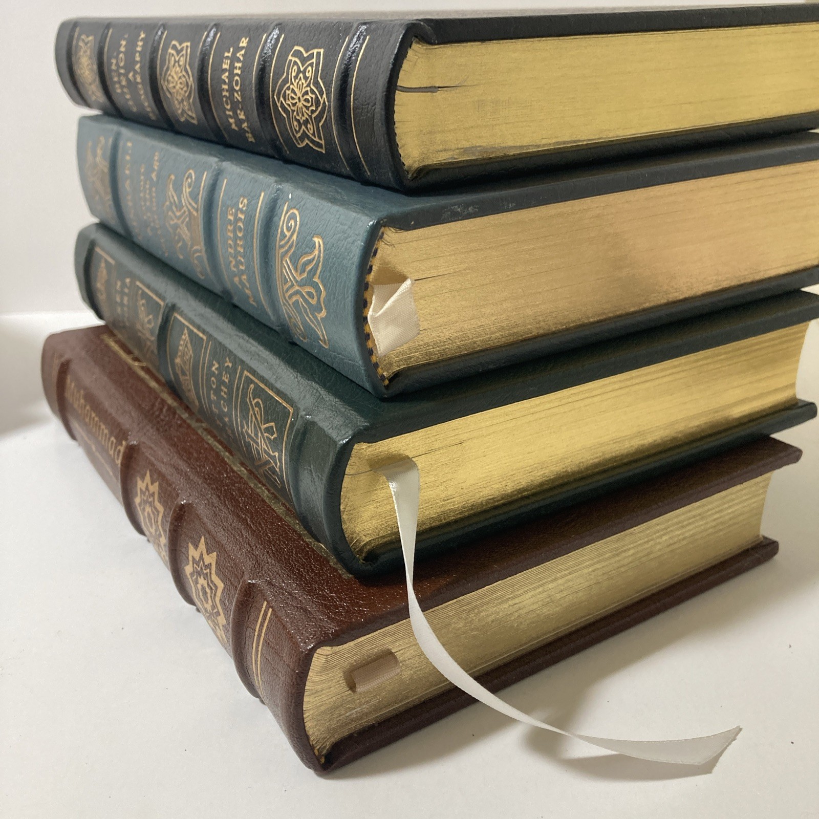 Lot of 7 – Easton Press Great Lives History | MARCO POLO | JULIUS CAESAR | MAO