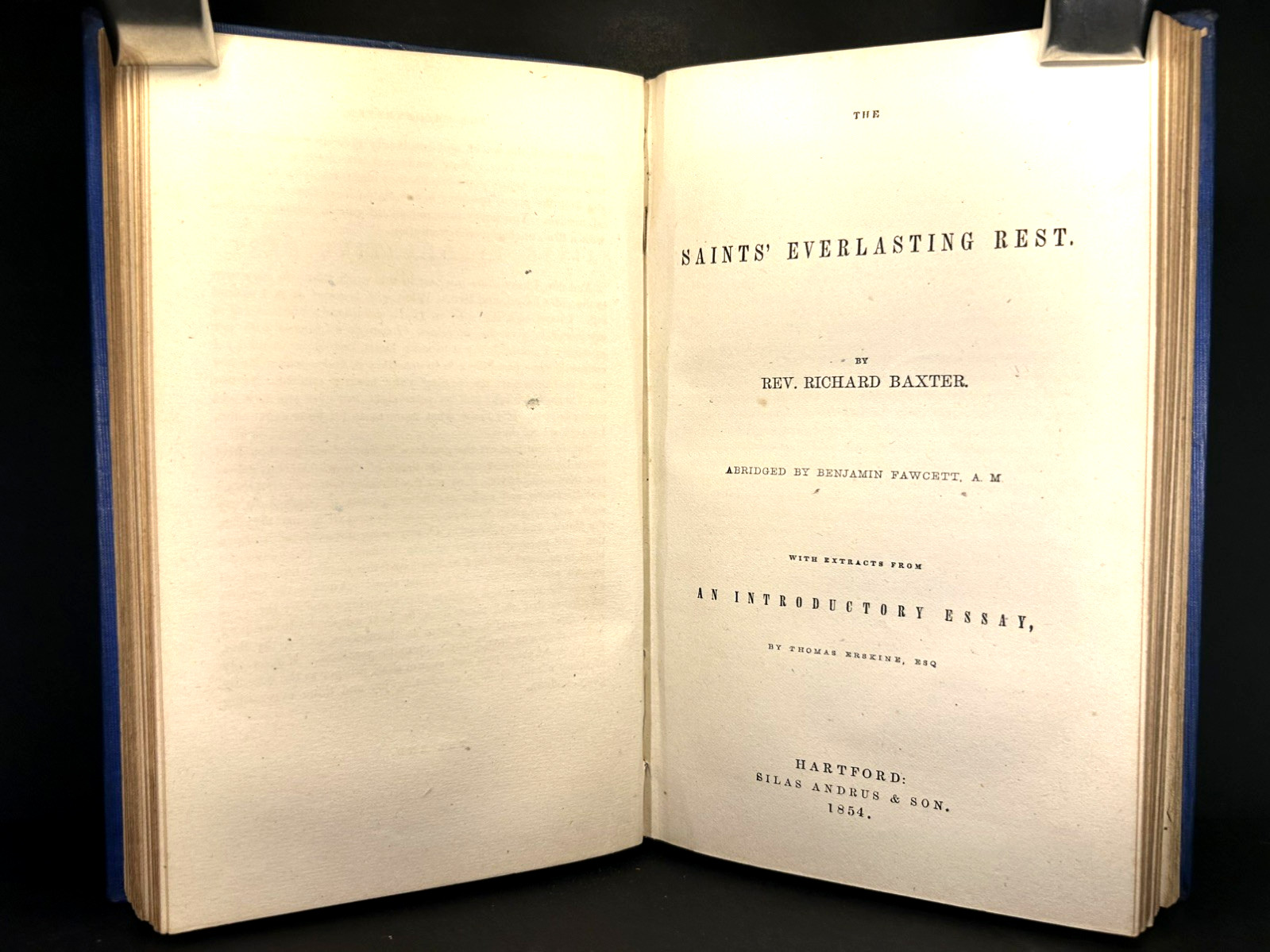 Antique Christian Classics-Richard BAXTER’S CALL & SAINTS’ EVERLASTING REST 1854