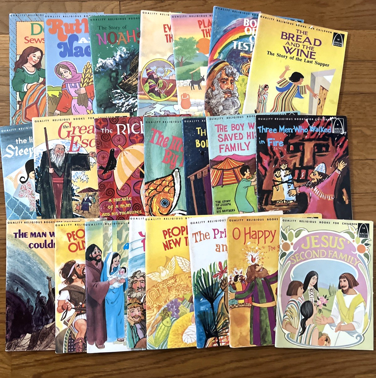 Vintage Arch Books Quality Religious Books For Children Lot Of 22 Homeschool
