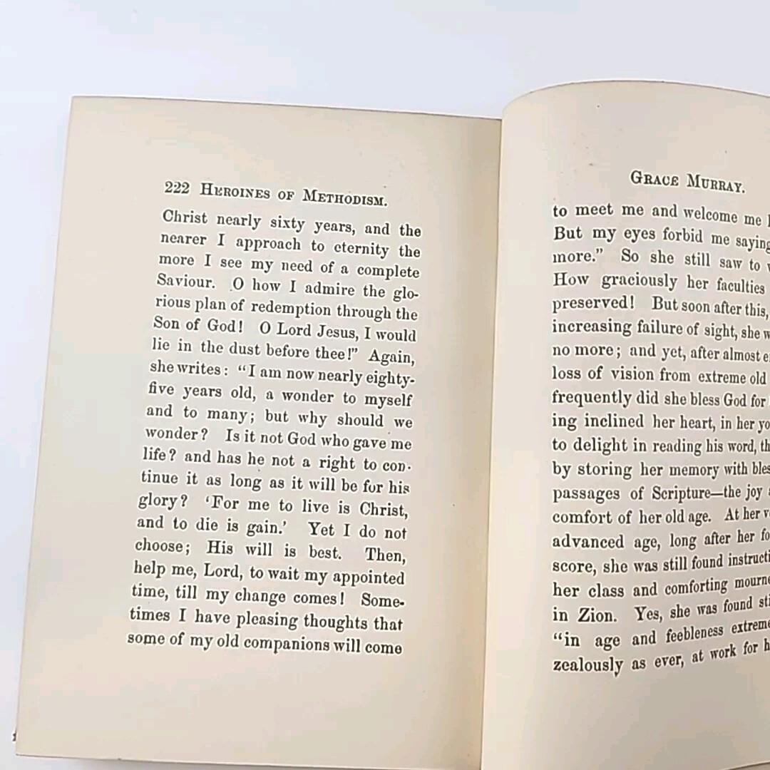 Heroines of Early Methodism By Mrs. And Miss Martin Hardcover 1915 Book