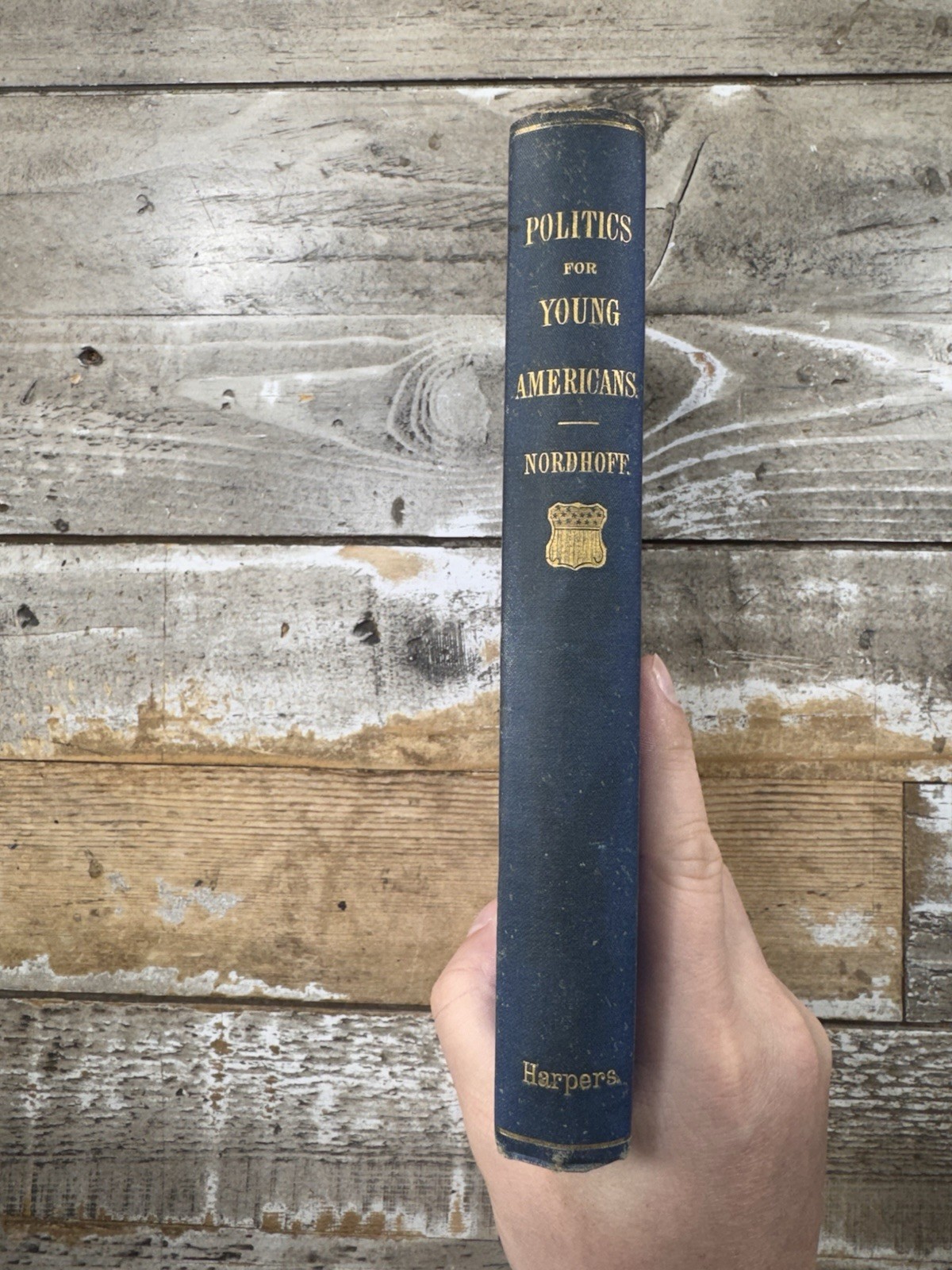 1875 Antique Political Book “Politics for Young Americans”