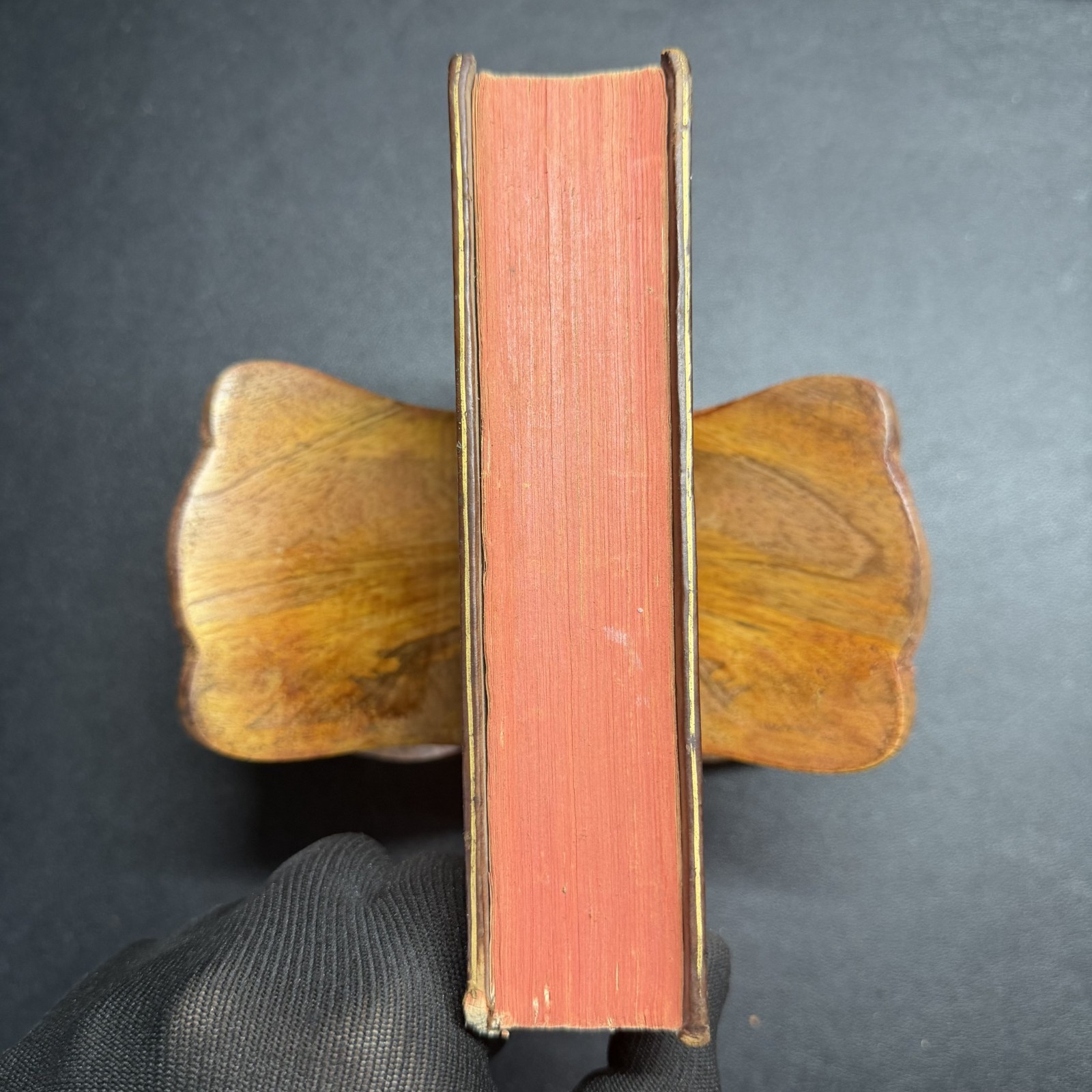 1745 French Military Dictionary Artillery Marine Foldout Leather Vol 1