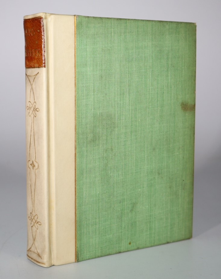 1910s Hesperides Poems by Robert HERRICK Vellum Bumpus Binding Life of Author