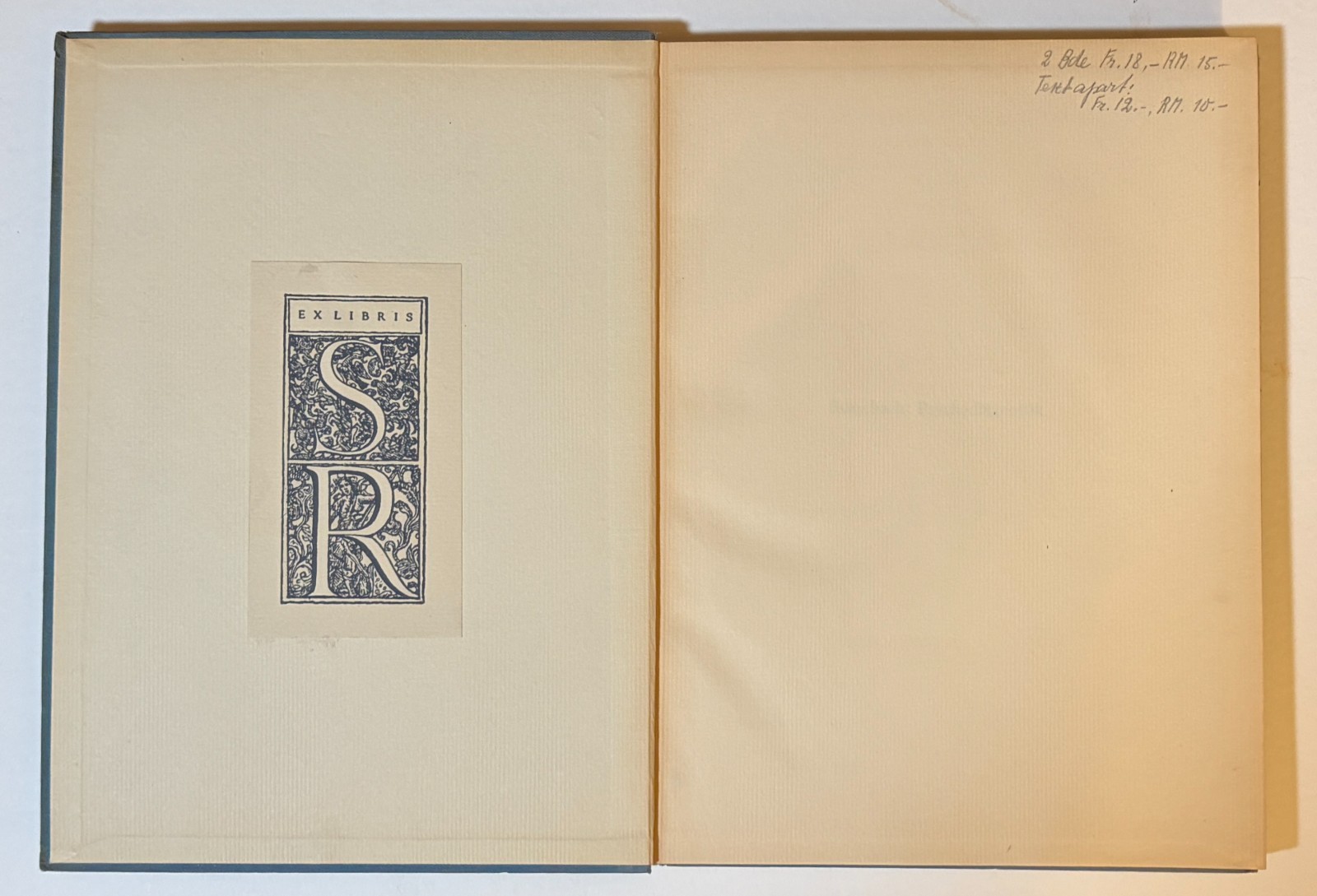 1932 Rorschach PSYCHODIAGNOSTIK 2 Vol Set Tafeln Complete Set 10 Inkblots Plates