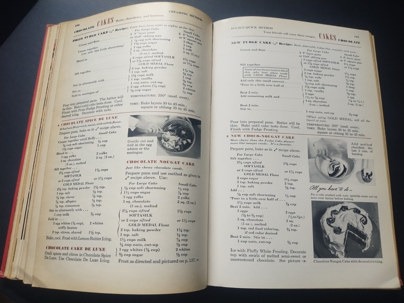 Betty Crocker’s Red Picture Cook Book Vintage 1950 1ST EDITION Hardcover