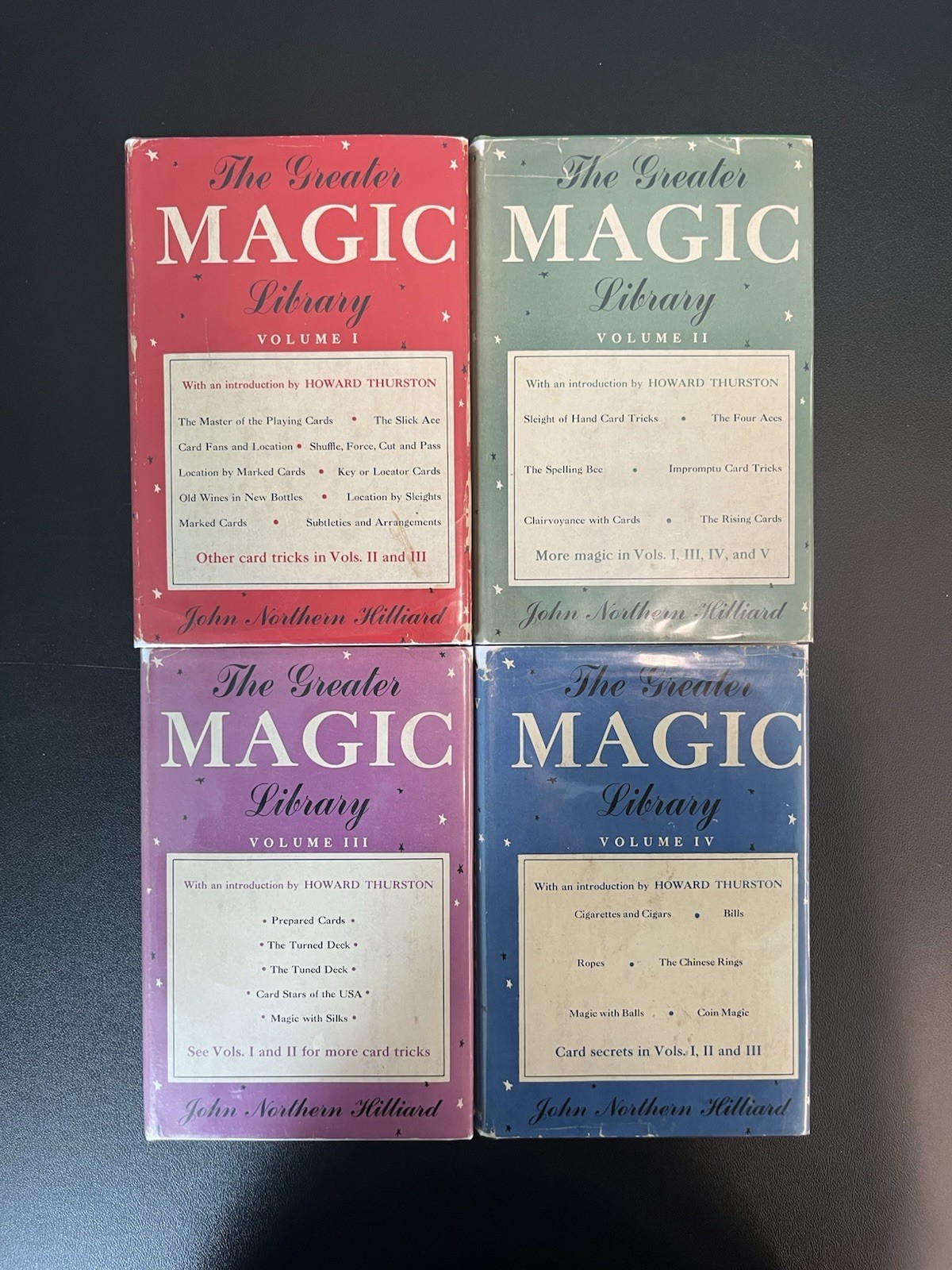 The Greater Magic Library Volumes I-IV by John Northern Hilliard-Hardcover Set