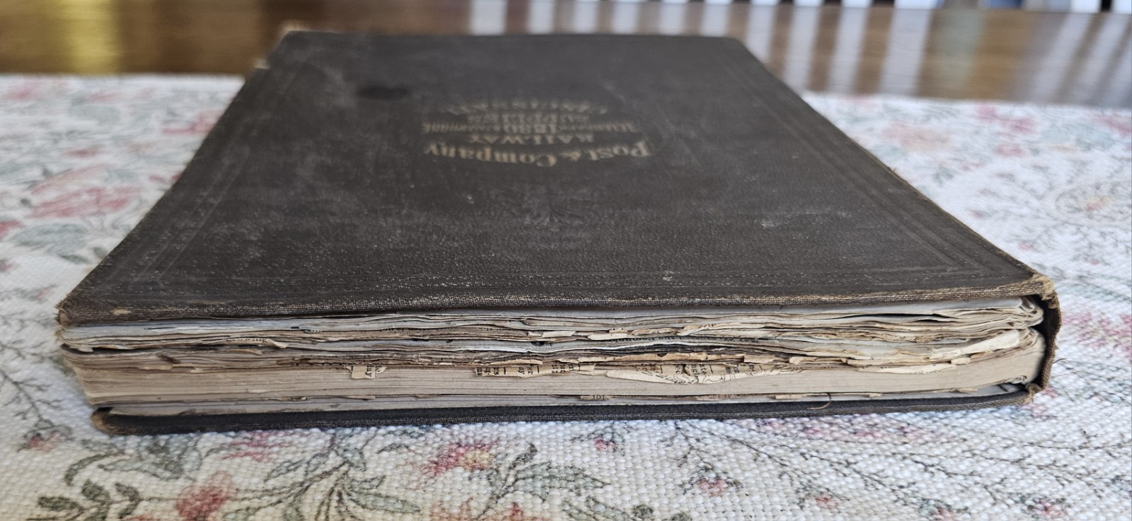 Post & Company Railway Telegraph & Telephone Supply 1880 Epherema Scrapbook OOAK