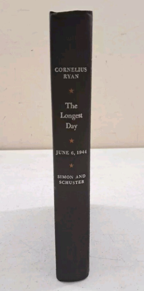 THE LONGEST DAY-Cornelius Ryan-HC (no jacket) 1959-2nd Printing-WWII 1939-45.
