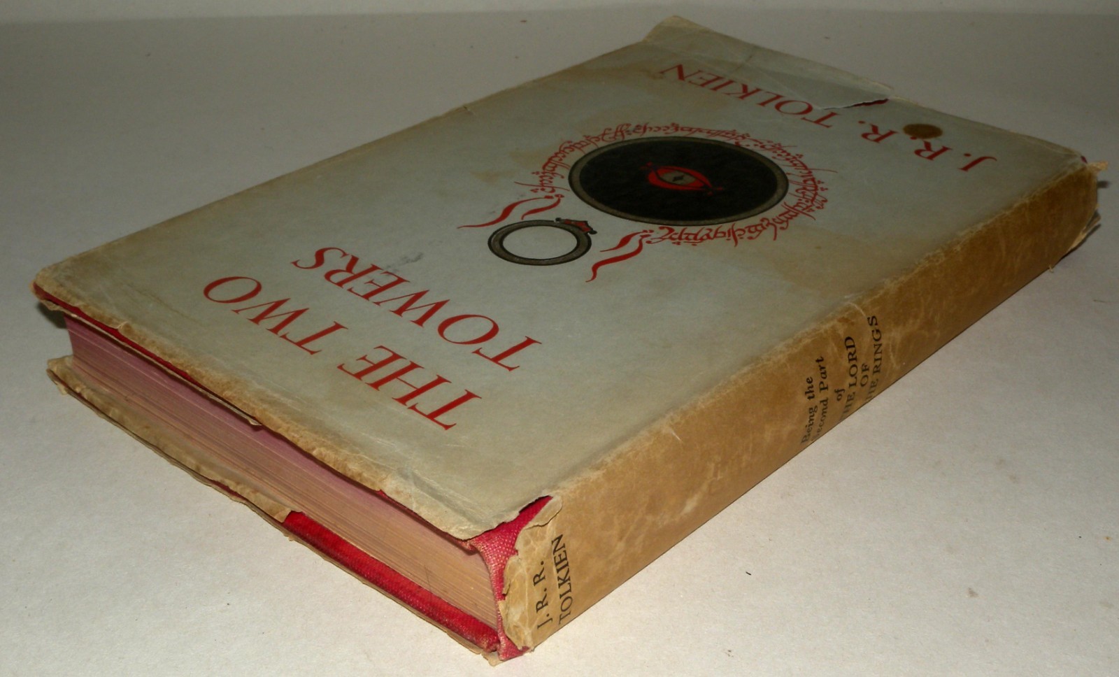 The Two Towers Tolkien 1957 1st Ed 5th Imp HB DJ Allen & Unwin