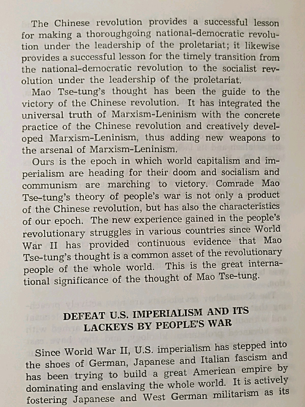 2 Mint Cond. Versions Of Same Very Rare Book, LONG LIVE VICTORY OF PEOPLE’S WAR