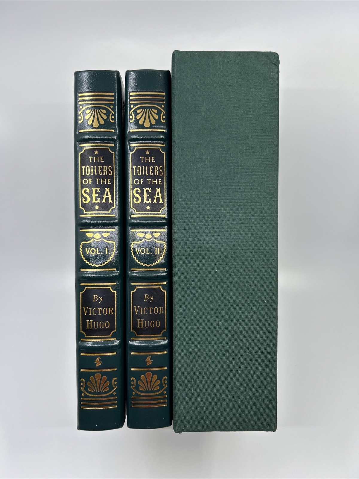 EASTON PRESS The Toilers of the Sea Victor Hugo 2V Deluxe Illustrated Facsimile