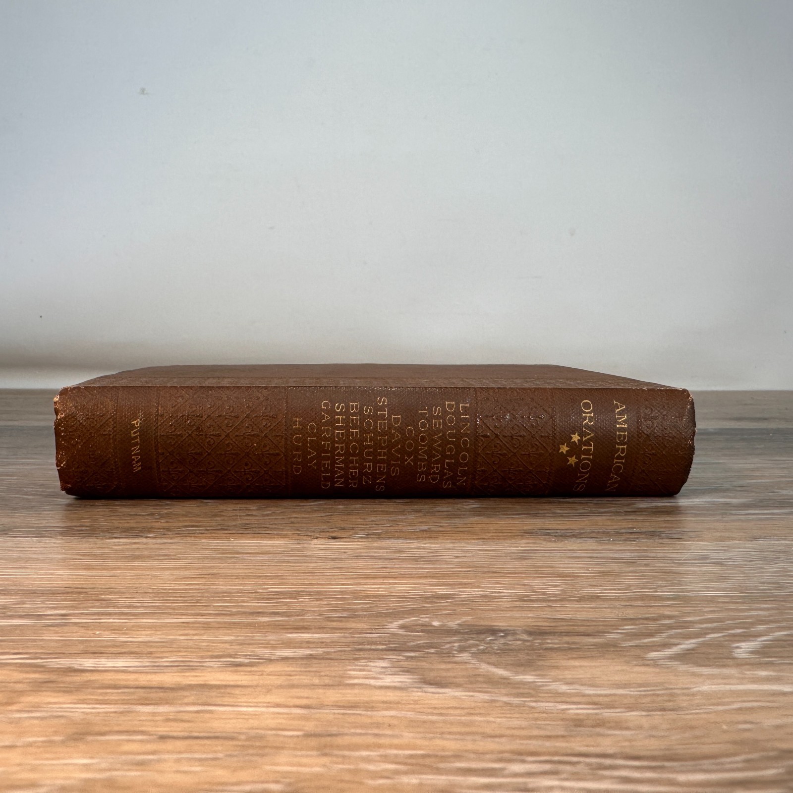 American Orations American Political History Book 1884 Lincoln, Douglas & More