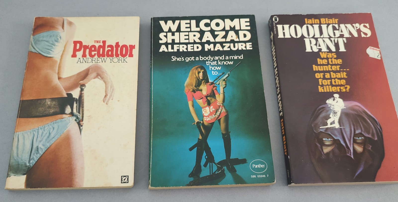 Lot of 21 paperback erotic cult thrillers Sin City Satan’s Mistress occult