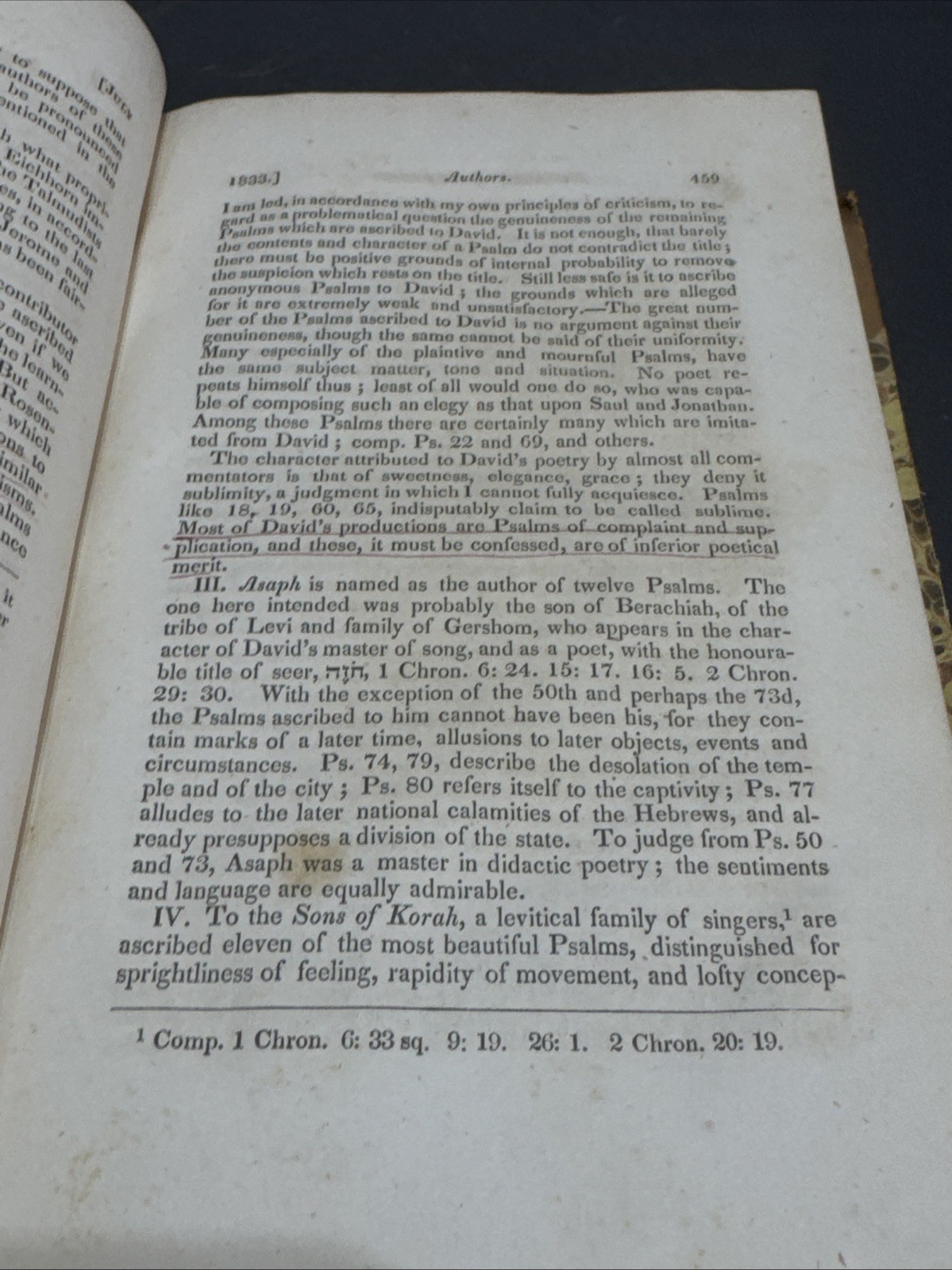 Biblical Repository July 1833 Vol III No XI Antique Religious Book Rare