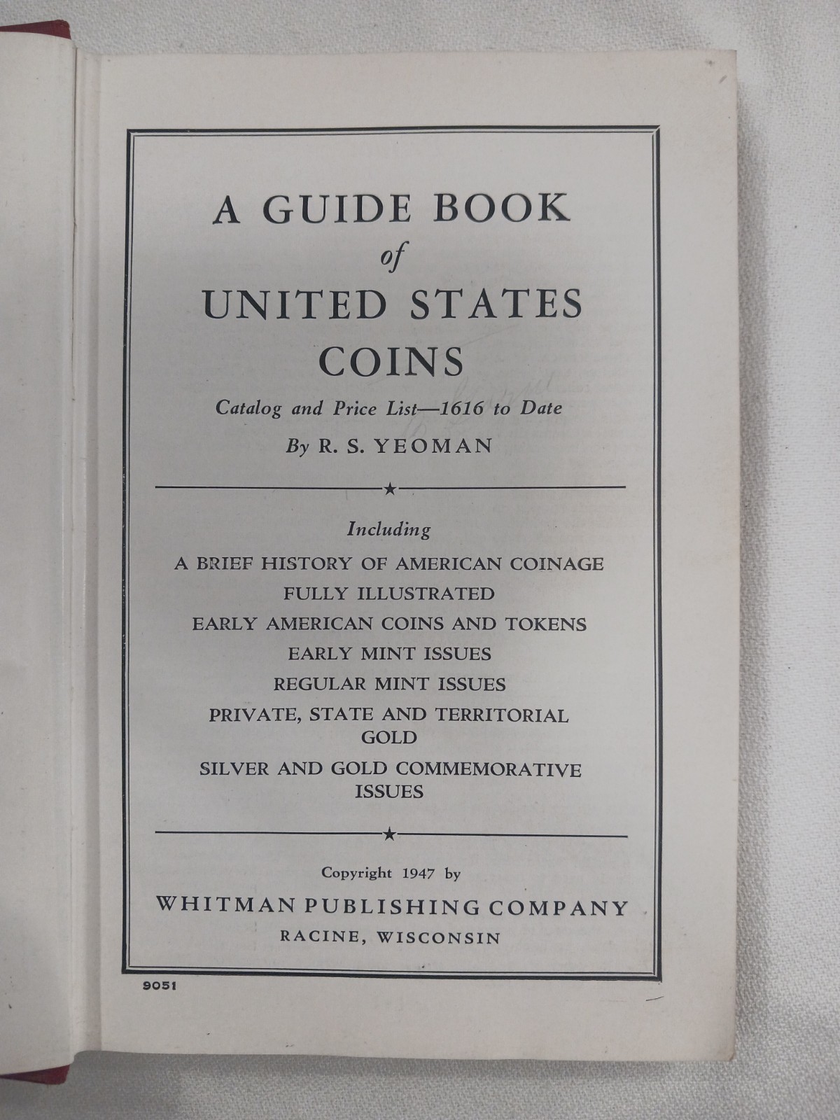 1948 Red Book A Guide Book of United States Coins R.S. Yeoman Hardcover