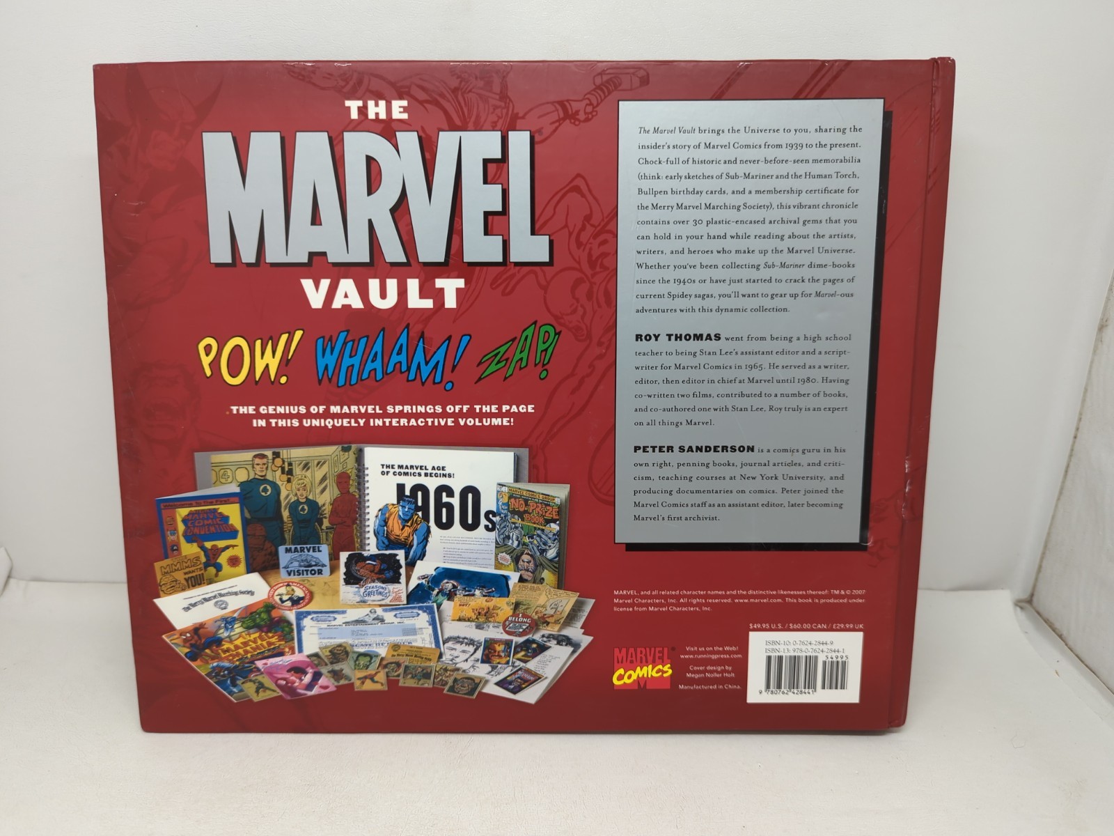 The Marvel Vault : A Museum-in-a-Book with Rare Collectibles 2007 Roy Thomas