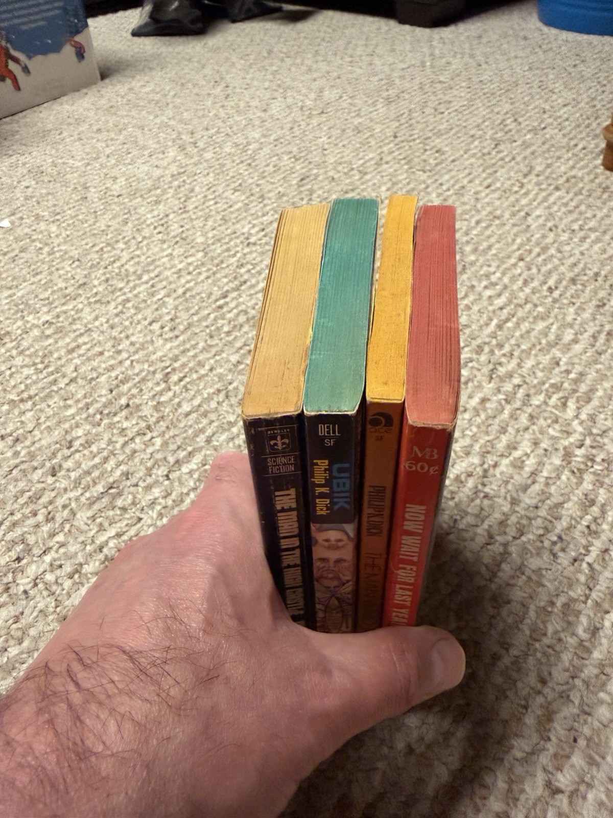 Philip K Dick 4 book lot UBIK Dell 1st Printing 1970 The Man Who Japed MORE