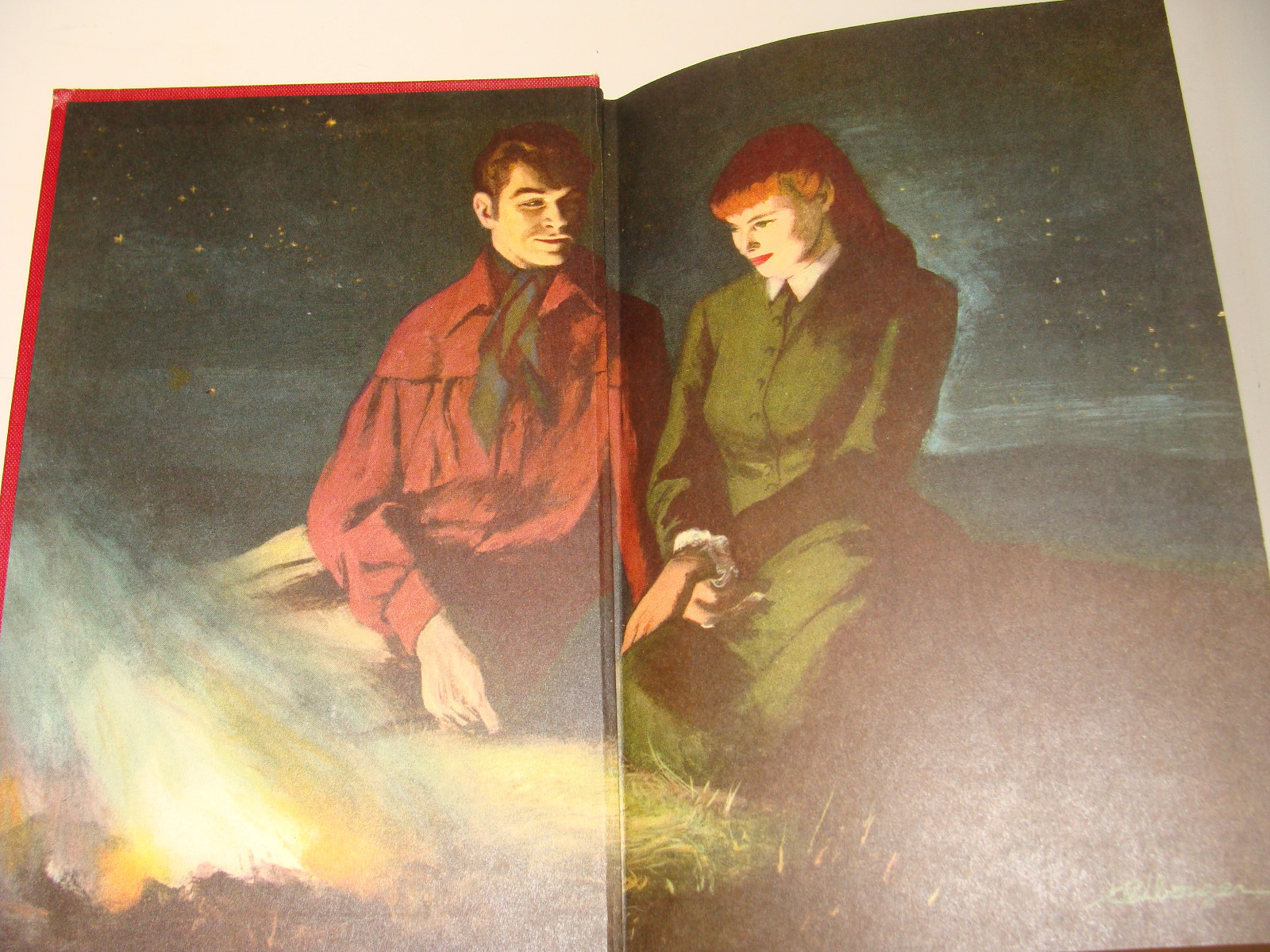 Peoples Book Club 1949 Mirage by Helen Topping Miller Historical Romance Texas
