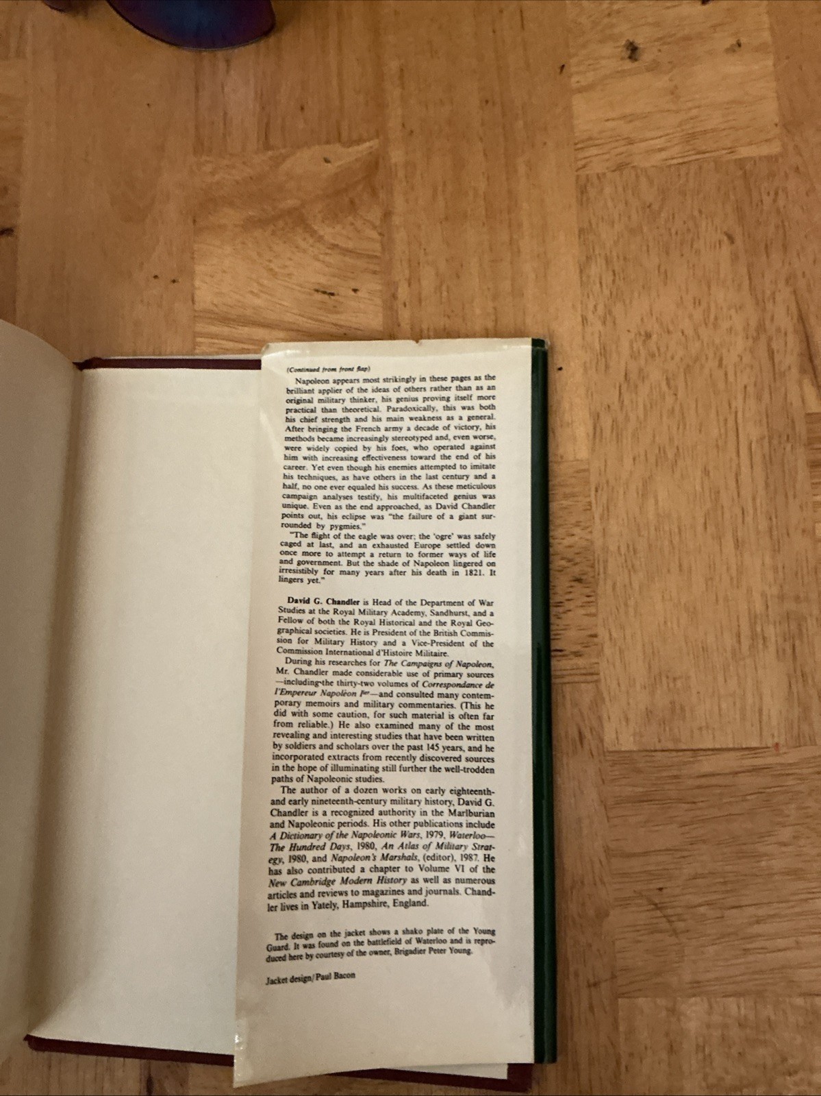 The Campaigns of Napoleon by David G Chandler 1966 1st Ed 9th prnt PRICE Clipped