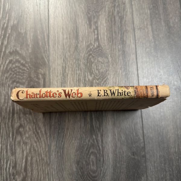 Harper Charlotte’s Web 1952 First Edition Dust Jacket Book USA