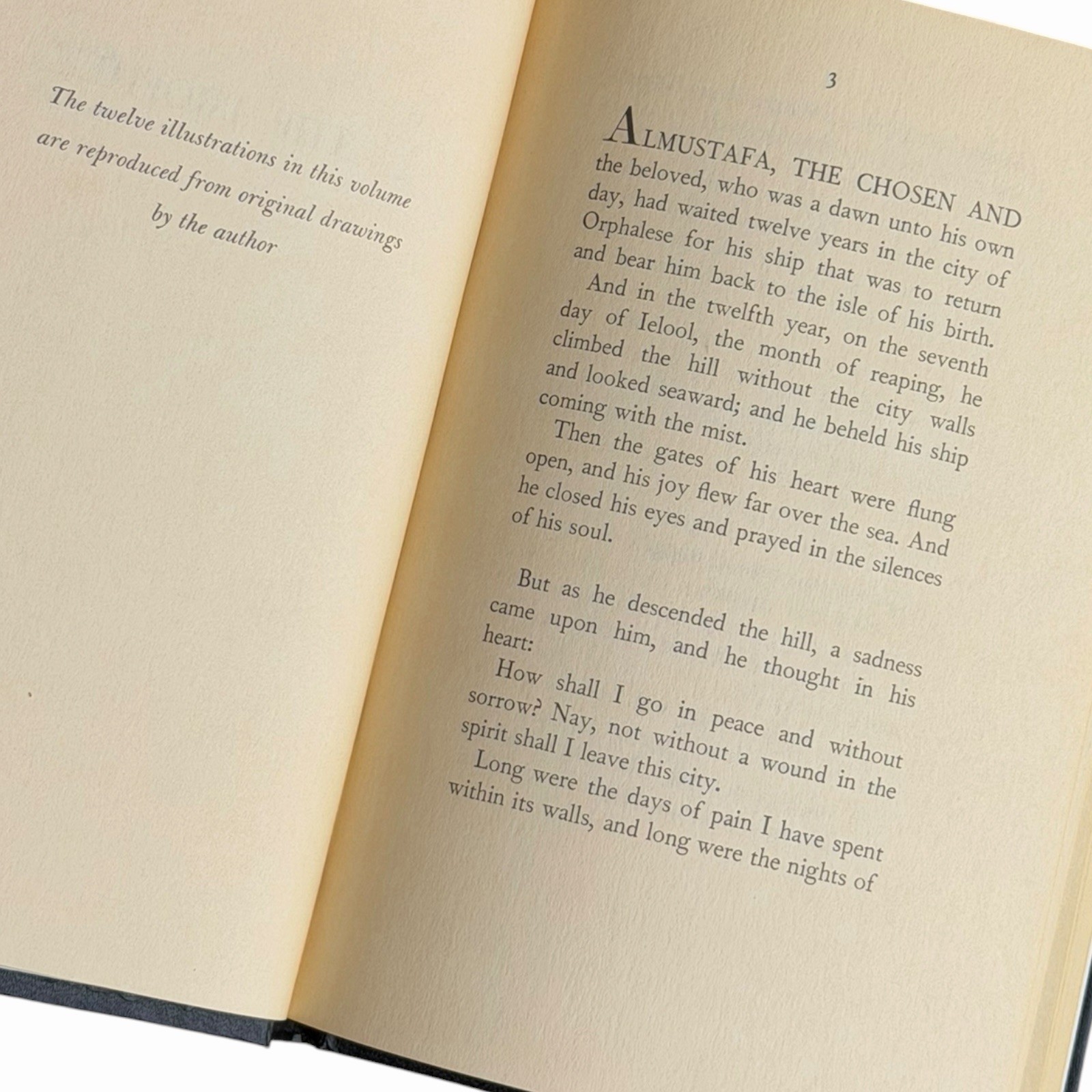 Vtg The Prophet Kahlil Gibran HC 1951 Illustrated Linotype Borzoi Alfred A Knopf